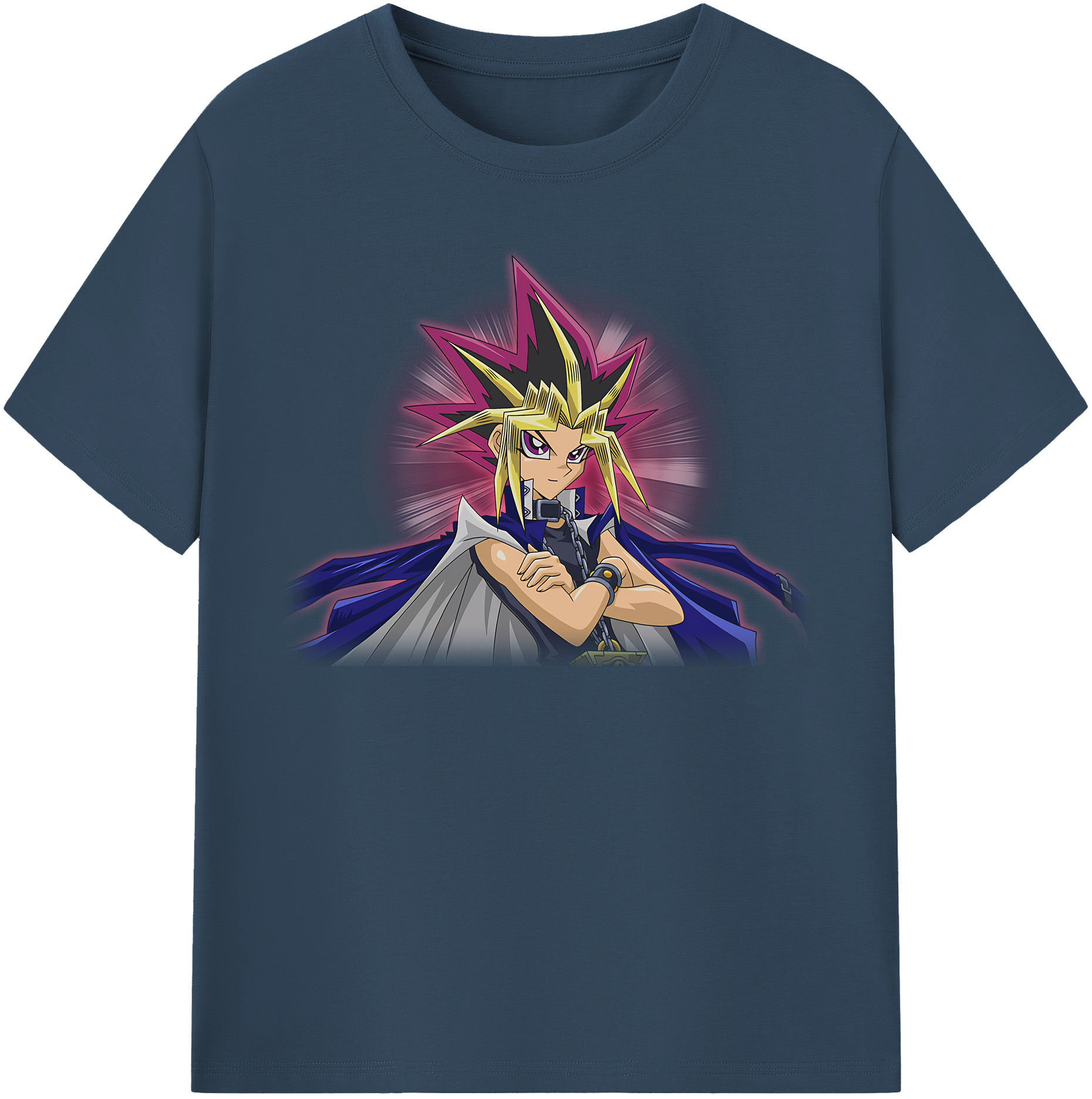 （画像用） 遊☆戯☆王 Yu-Gi-Oh! レディースカジュアルプリントTシャツ（綿100％）