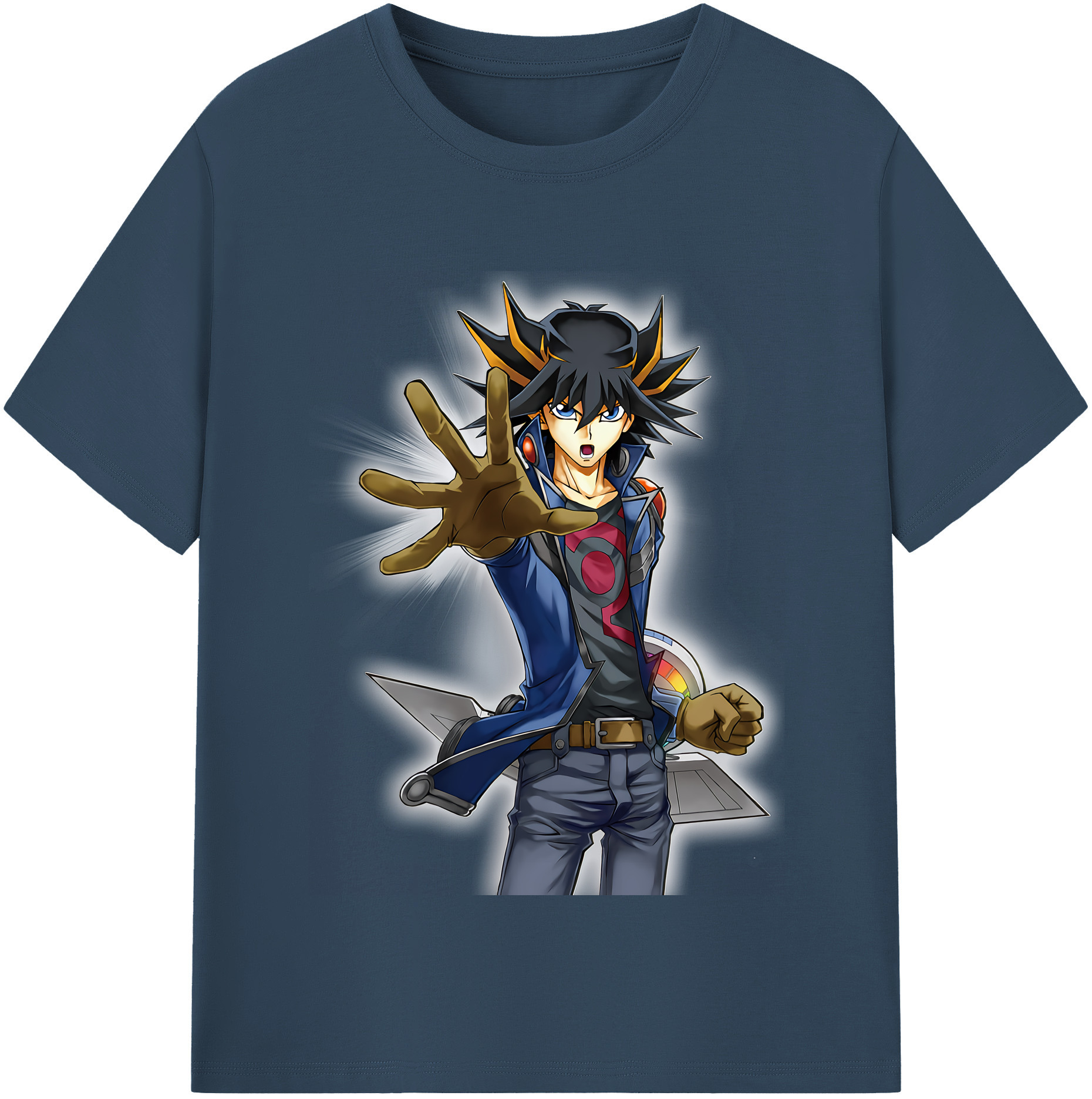 （画像用） 遊☆戯☆王 Yu-Gi-Oh! レディースカジュアルプリントTシャツ（綿100％）