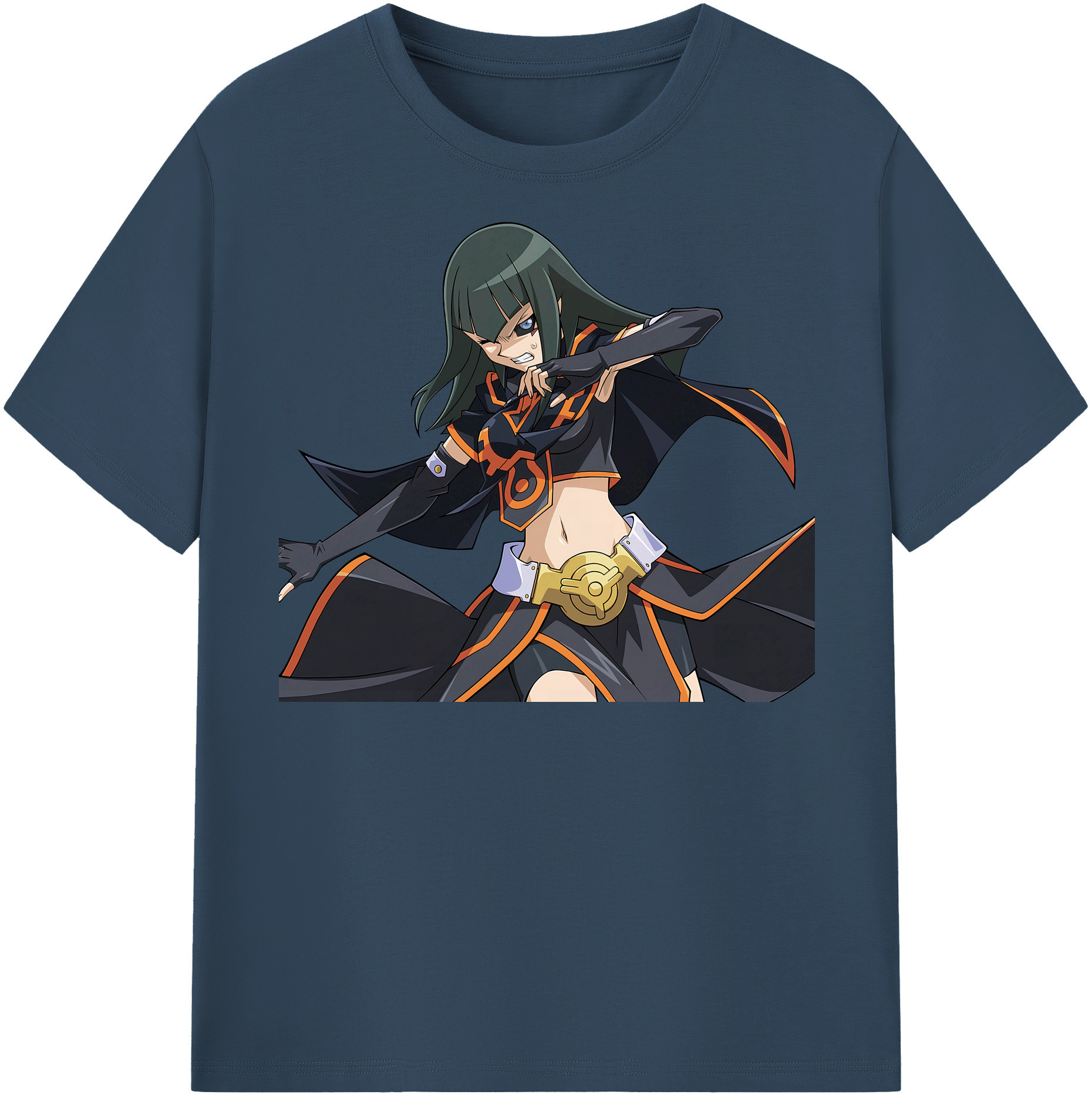 （画像用） 遊☆戯☆王 Yu-Gi-Oh! レディースカジュアルプリントTシャツ（綿100％）
