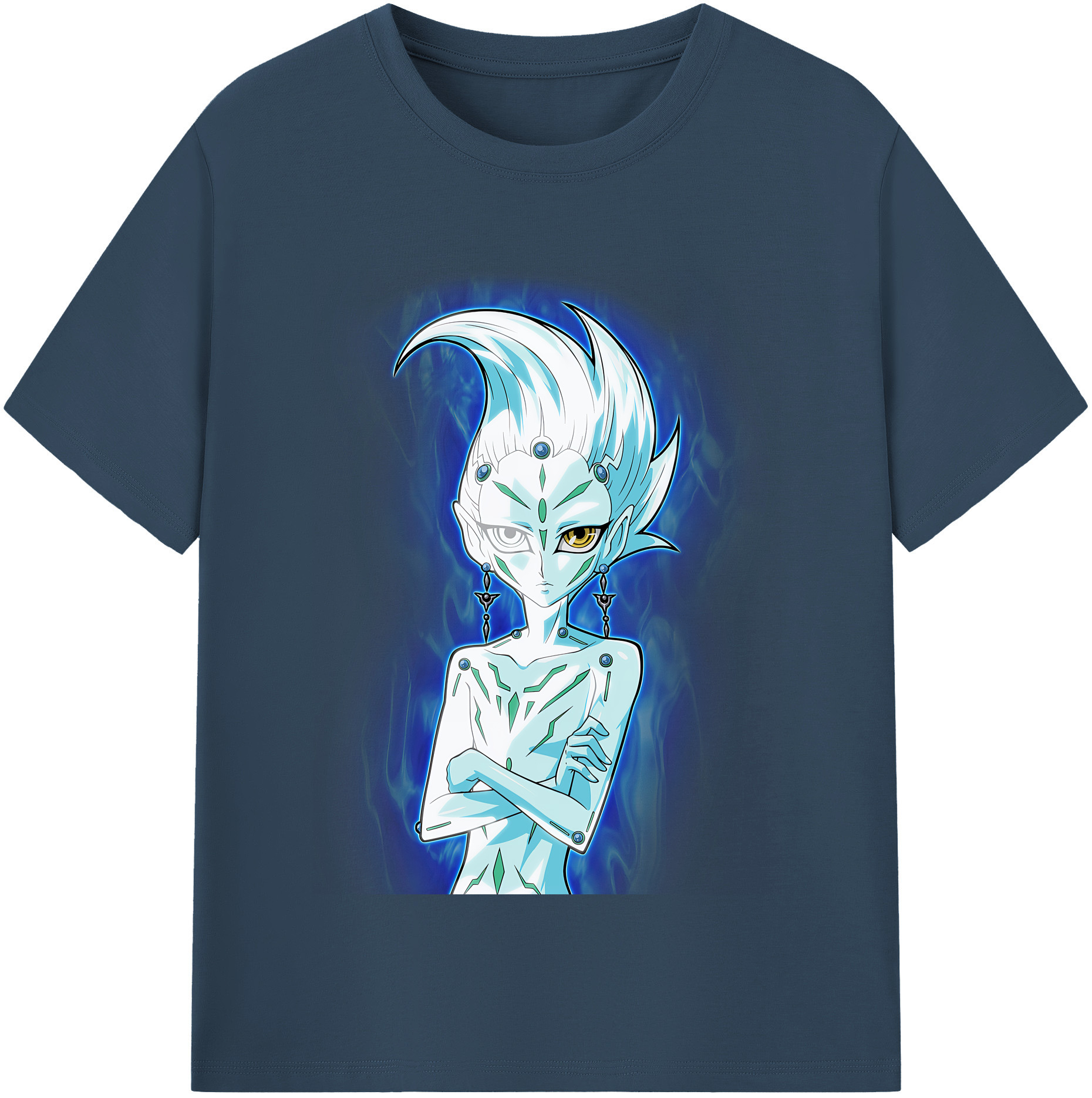 （画像用） 遊☆戯☆王 Yu-Gi-Oh! レディースカジュアルプリントTシャツ（綿100％）