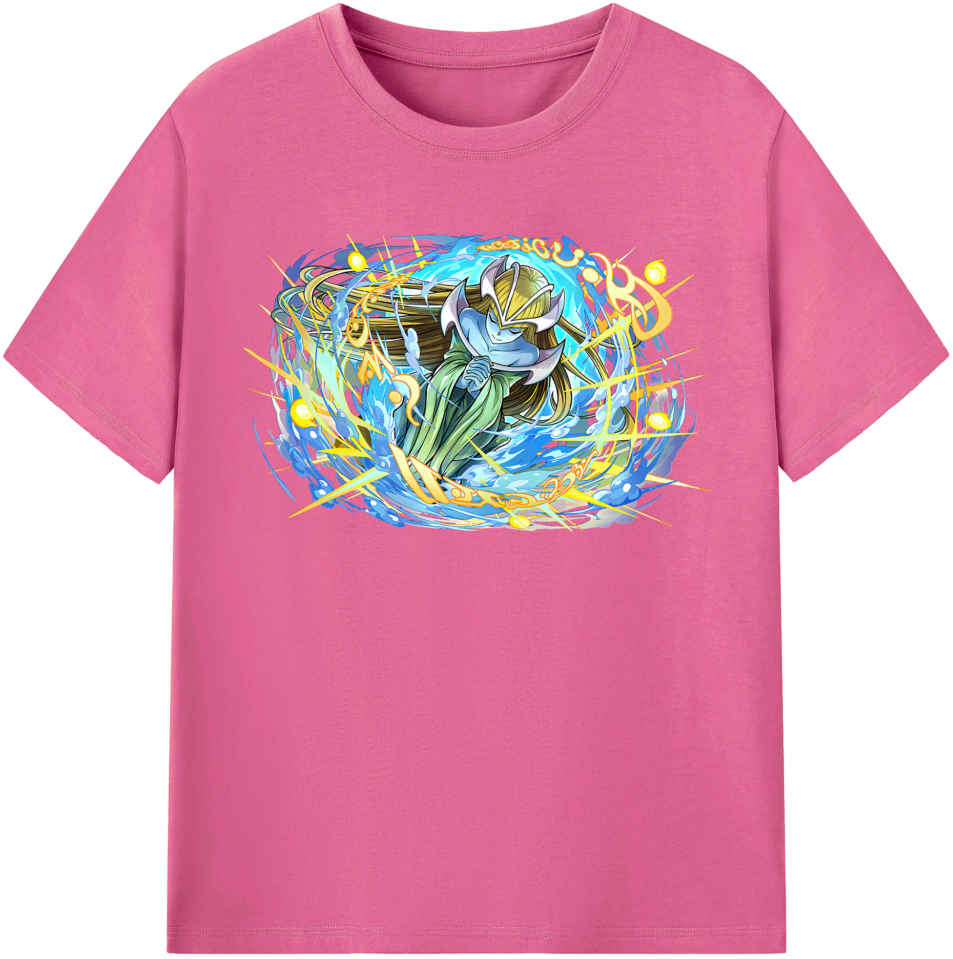 （画像用） 遊☆戯☆王 Yu-Gi-Oh! レディースカジュアルプリントTシャツ（綿100％）