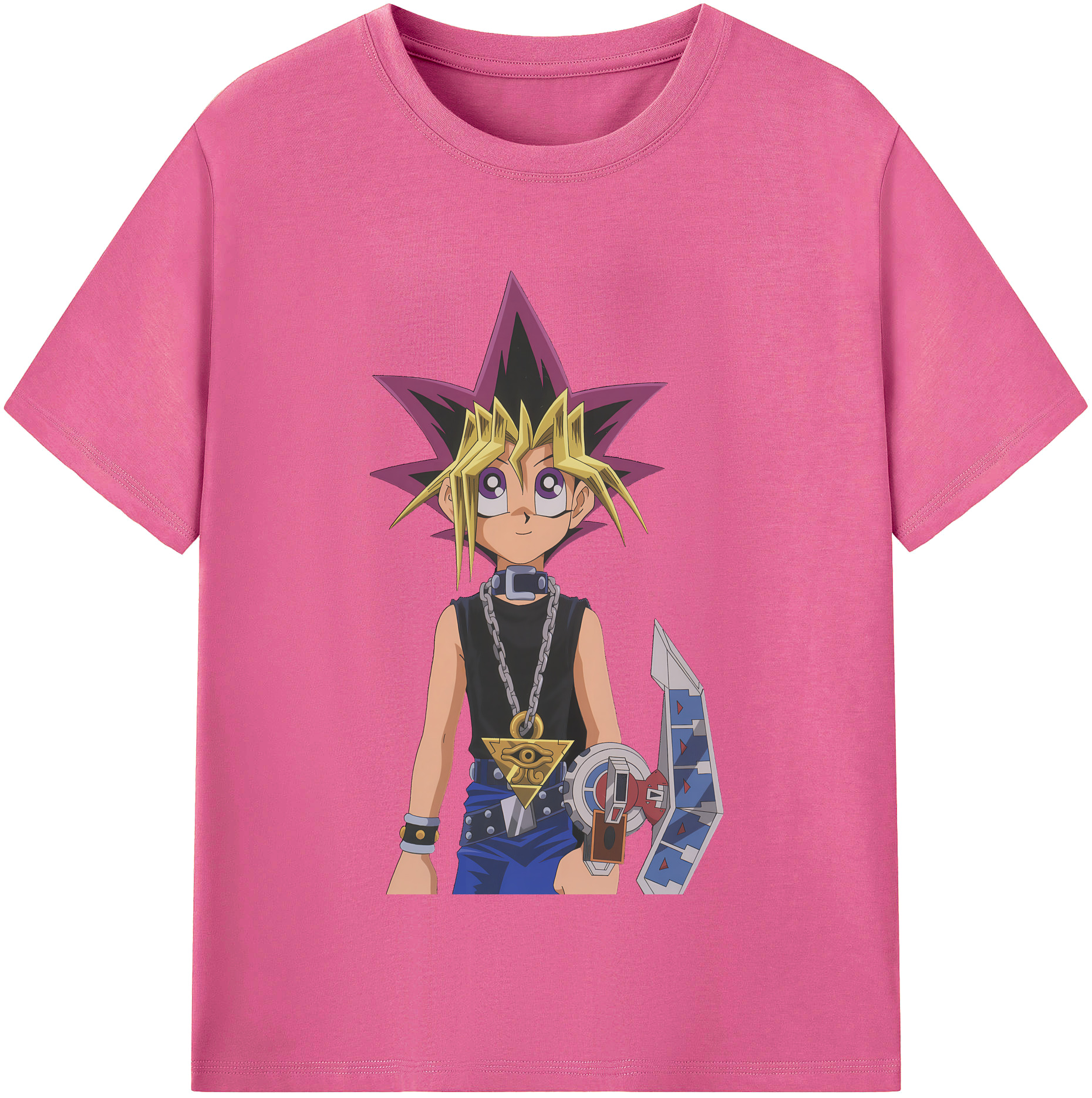 （画像用） 遊☆戯☆王 Yu-Gi-Oh! レディースカジュアルプリントTシャツ（綿100％）