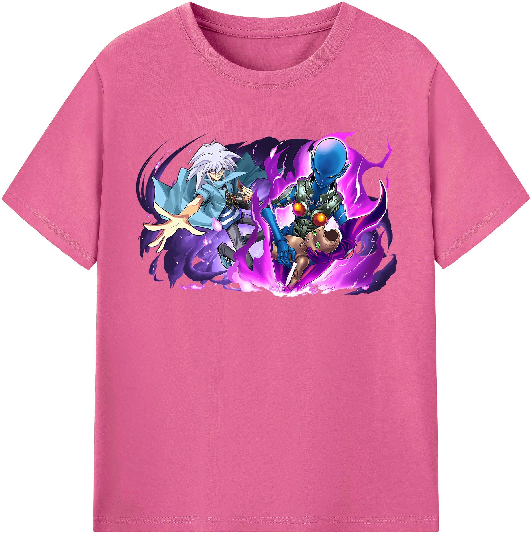 （画像用） 遊☆戯☆王 Yu-Gi-Oh! レディースカジュアルプリントTシャツ（綿100％）