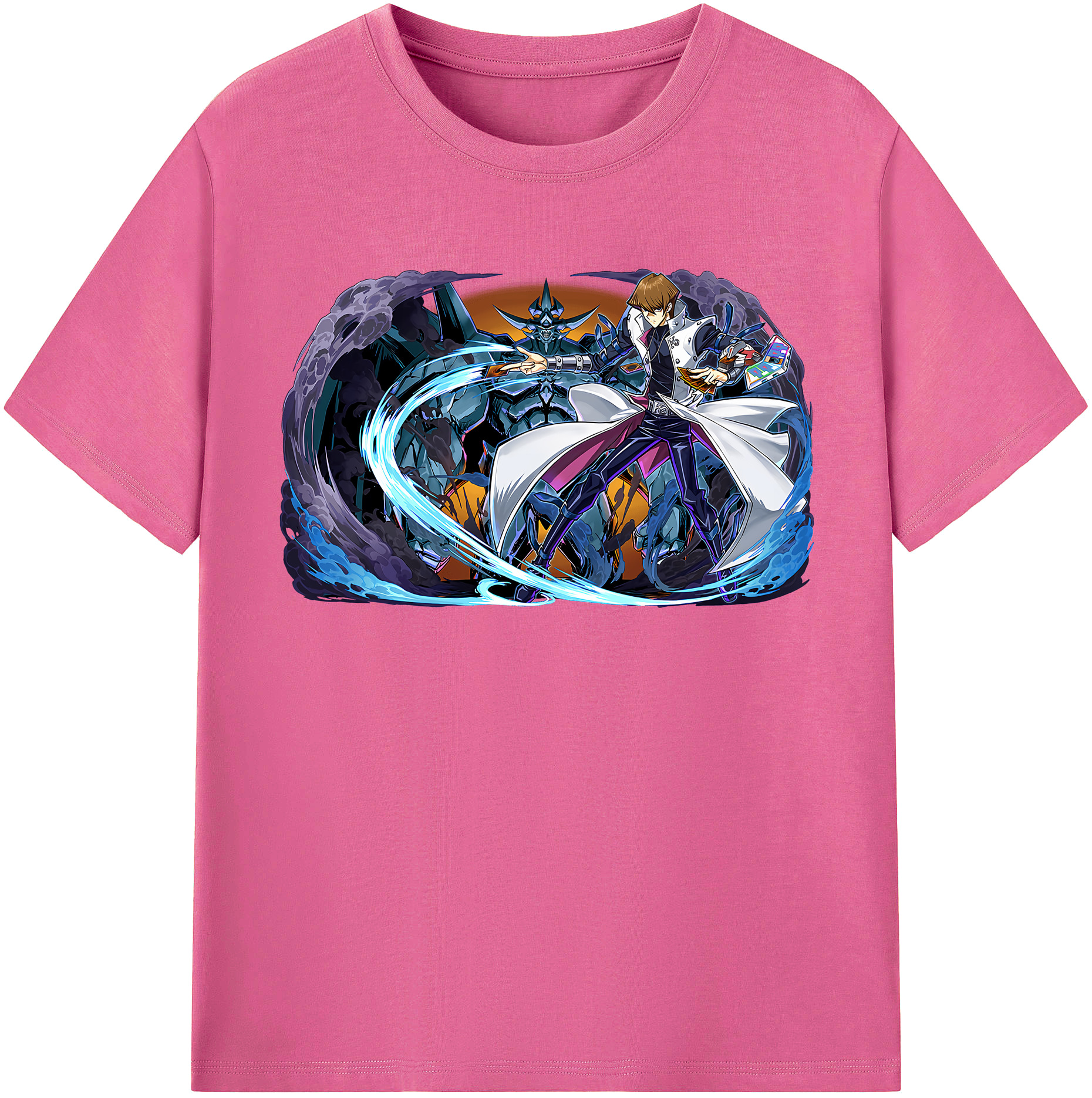 （画像用） 遊☆戯☆王 Yu-Gi-Oh! レディースカジュアルプリントTシャツ（綿100％）