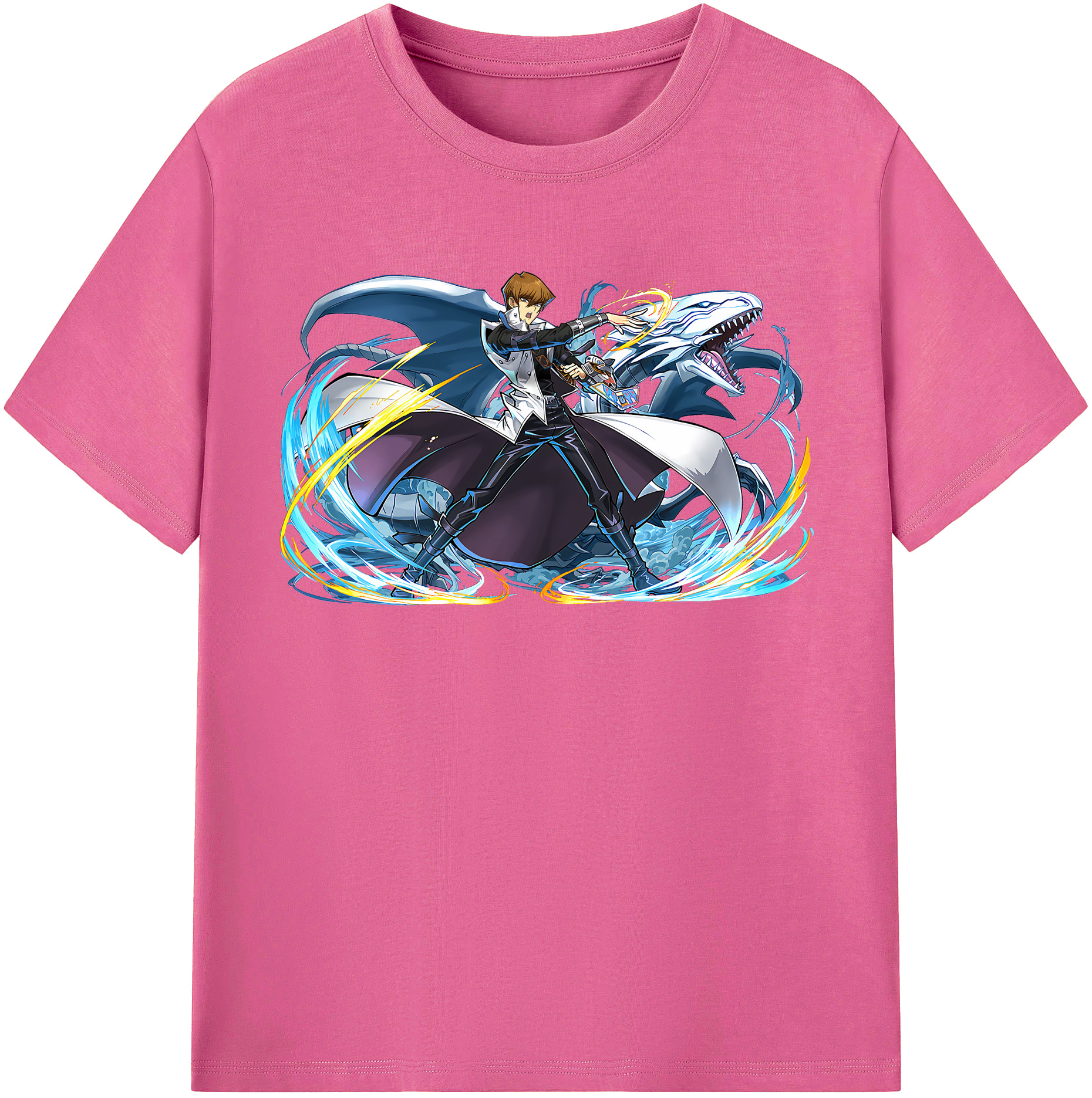 （画像用） 遊☆戯☆王 Yu-Gi-Oh! レディースカジュアルプリントTシャツ（綿100％）