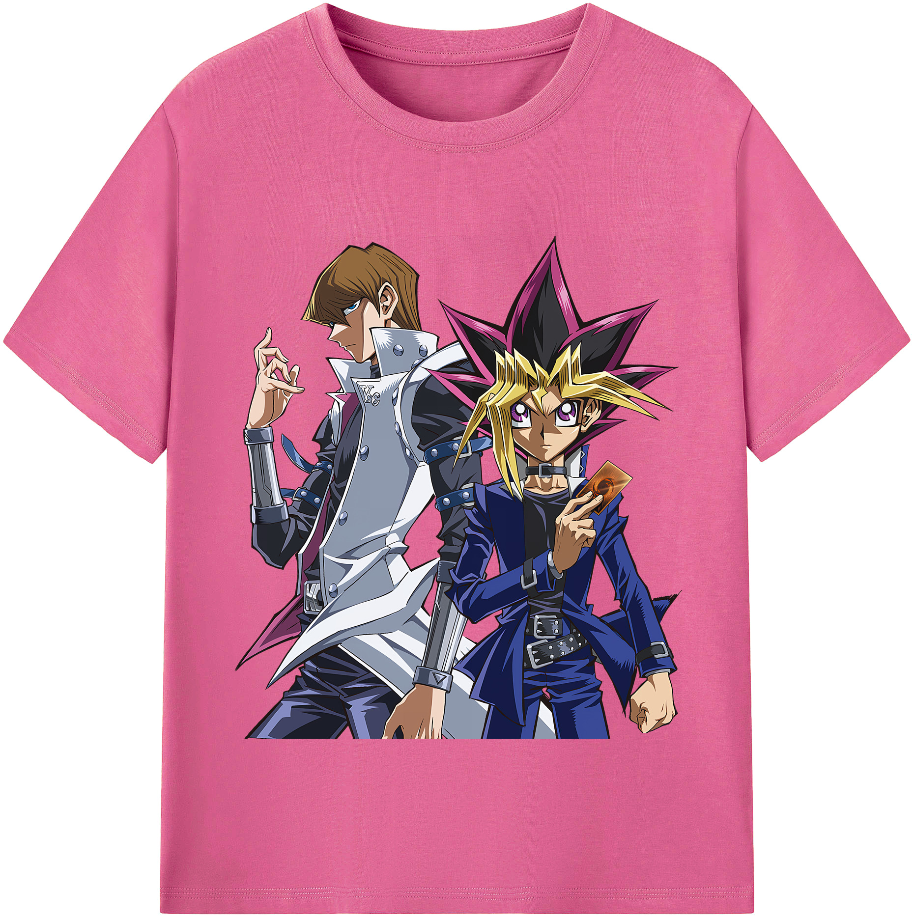 （画像用） 遊☆戯☆王 Yu-Gi-Oh! レディースカジュアルプリントTシャツ（綿100％）