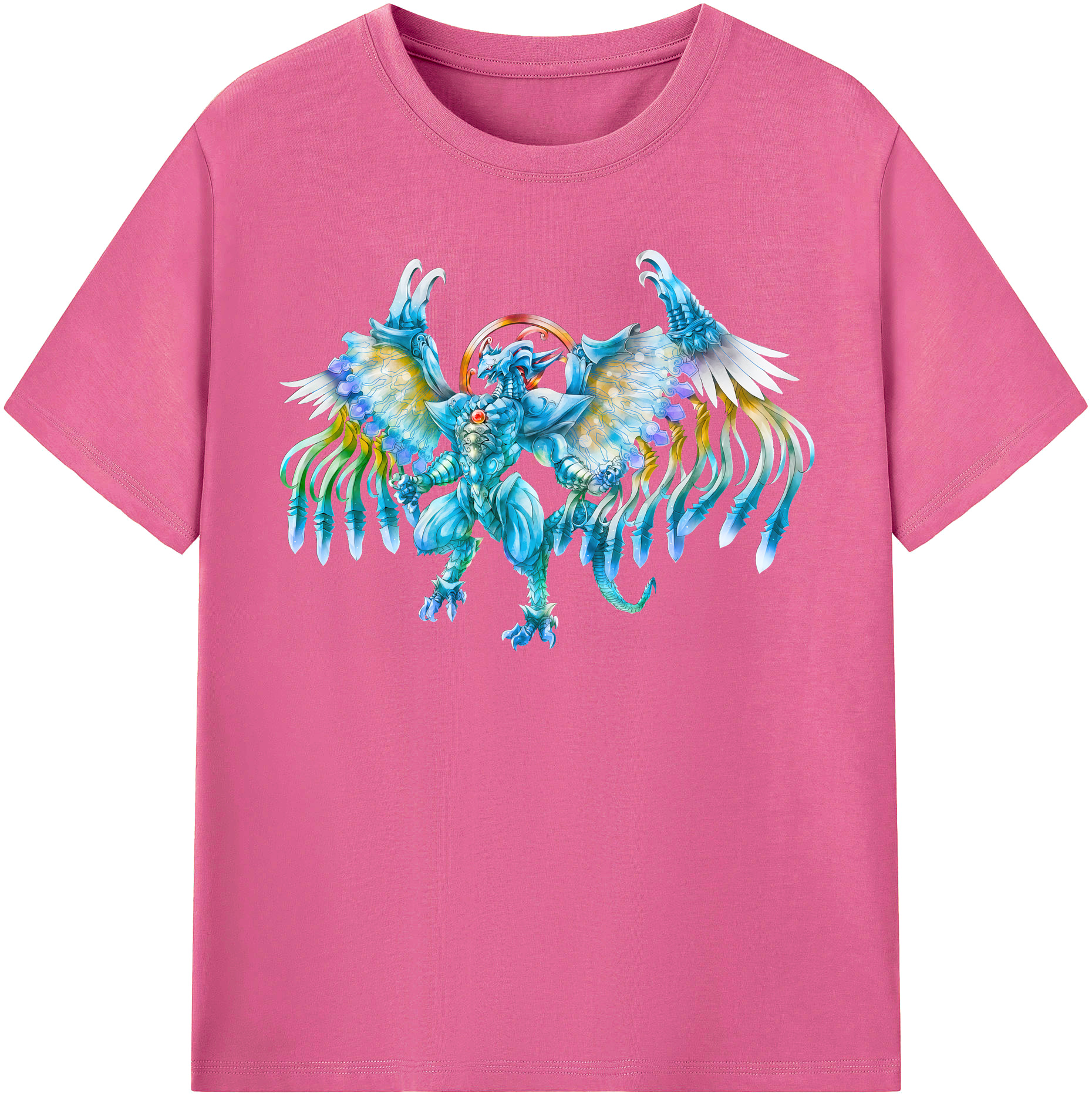 （画像用） 遊☆戯☆王 Yu-Gi-Oh! レディースカジュアルプリントTシャツ（綿100％）