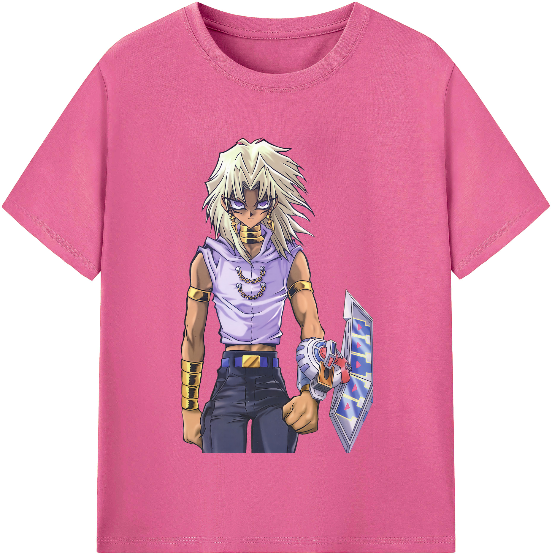 （画像用） 遊☆戯☆王 Yu-Gi-Oh! レディースカジュアルプリントTシャツ（綿100％）