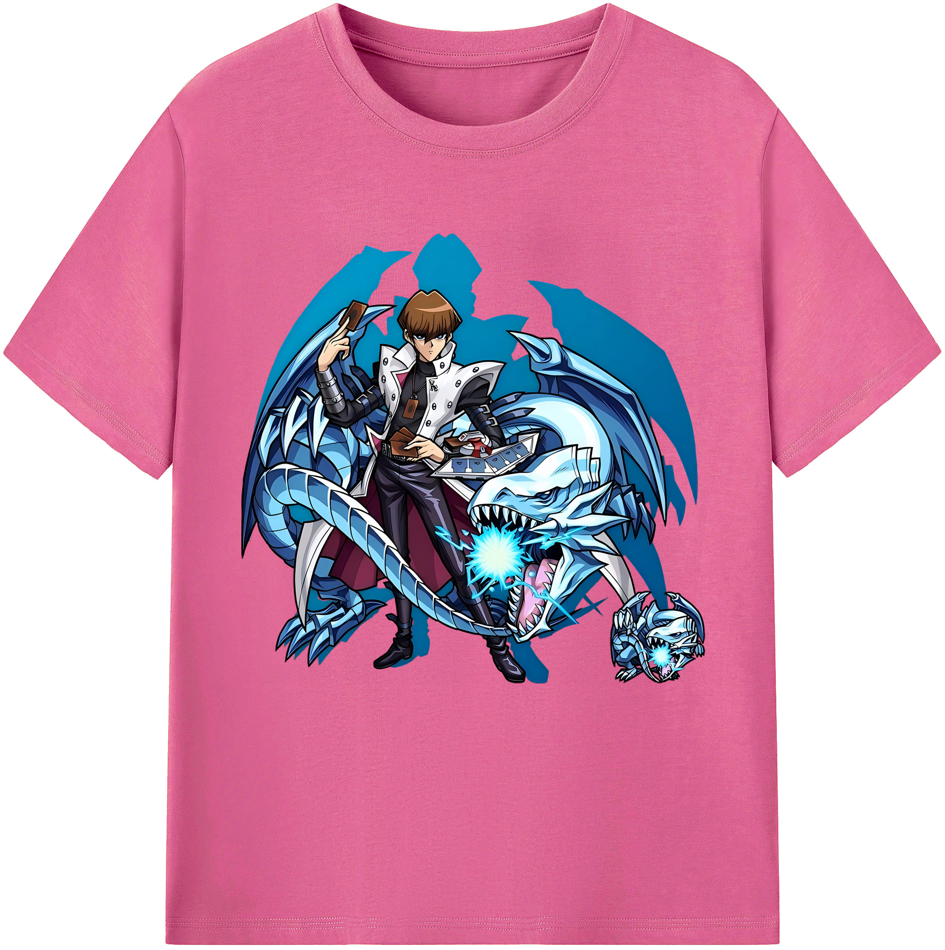 （画像用） 遊☆戯☆王 Yu-Gi-Oh! レディースカジュアルプリントTシャツ（綿100％）