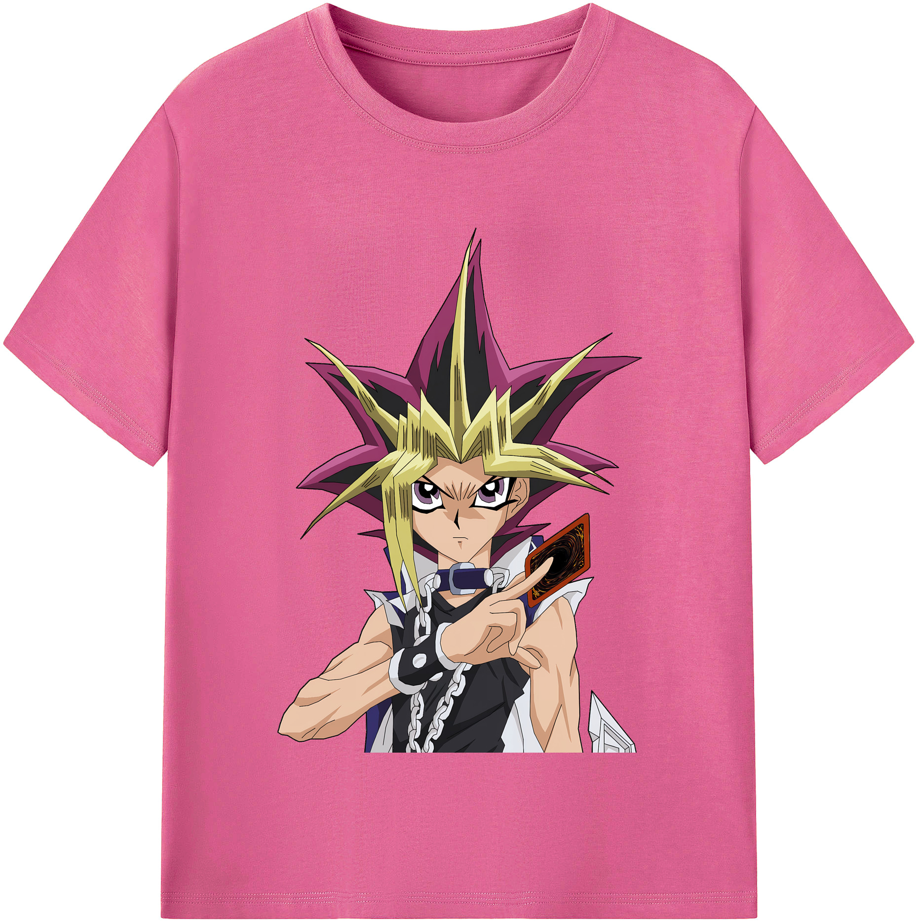 （画像用） 遊☆戯☆王 Yu-Gi-Oh! レディースカジュアルプリントTシャツ（綿100％）