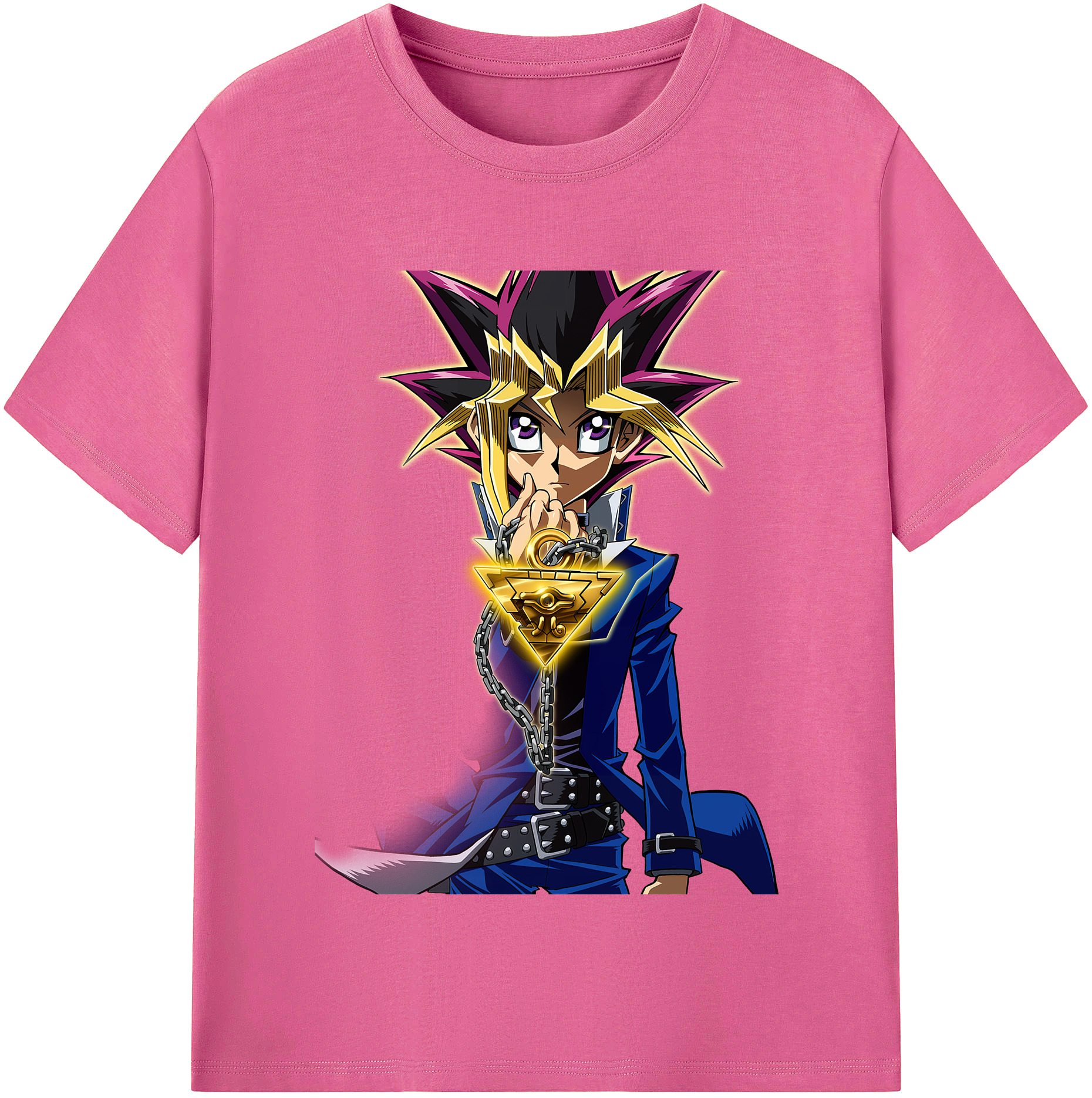 （画像用） 遊☆戯☆王 Yu-Gi-Oh! レディースカジュアルプリントTシャツ（綿100％）