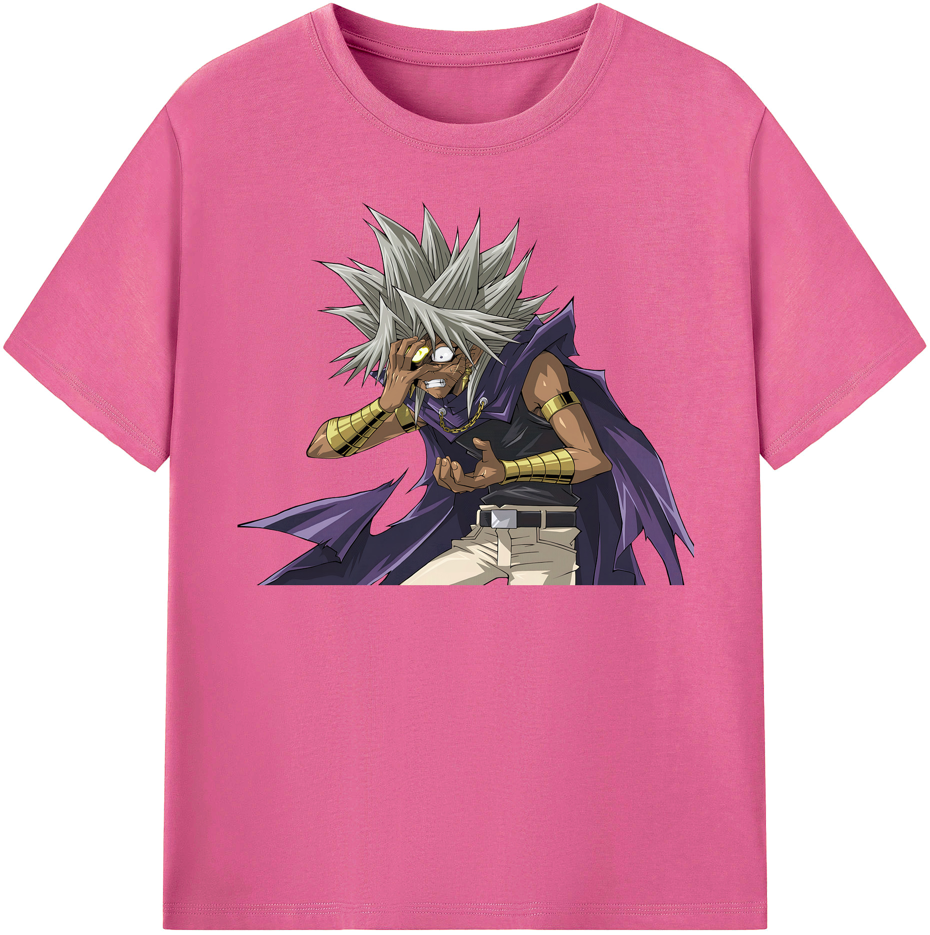 （画像用） 遊☆戯☆王 Yu-Gi-Oh! レディースカジュアルプリントTシャツ（綿100％）