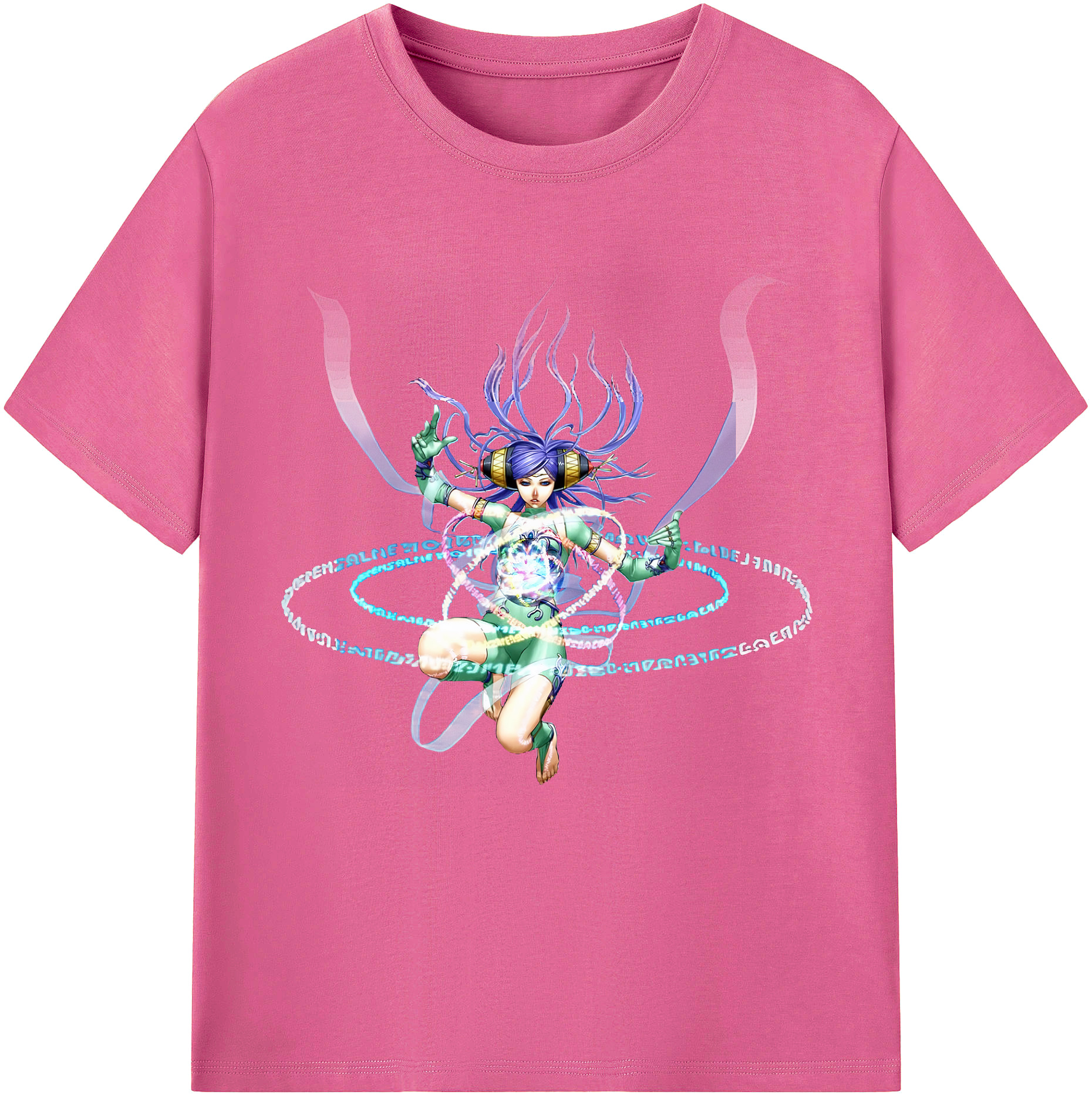 （画像用） 遊☆戯☆王 Yu-Gi-Oh! レディースカジュアルプリントTシャツ（綿100％）