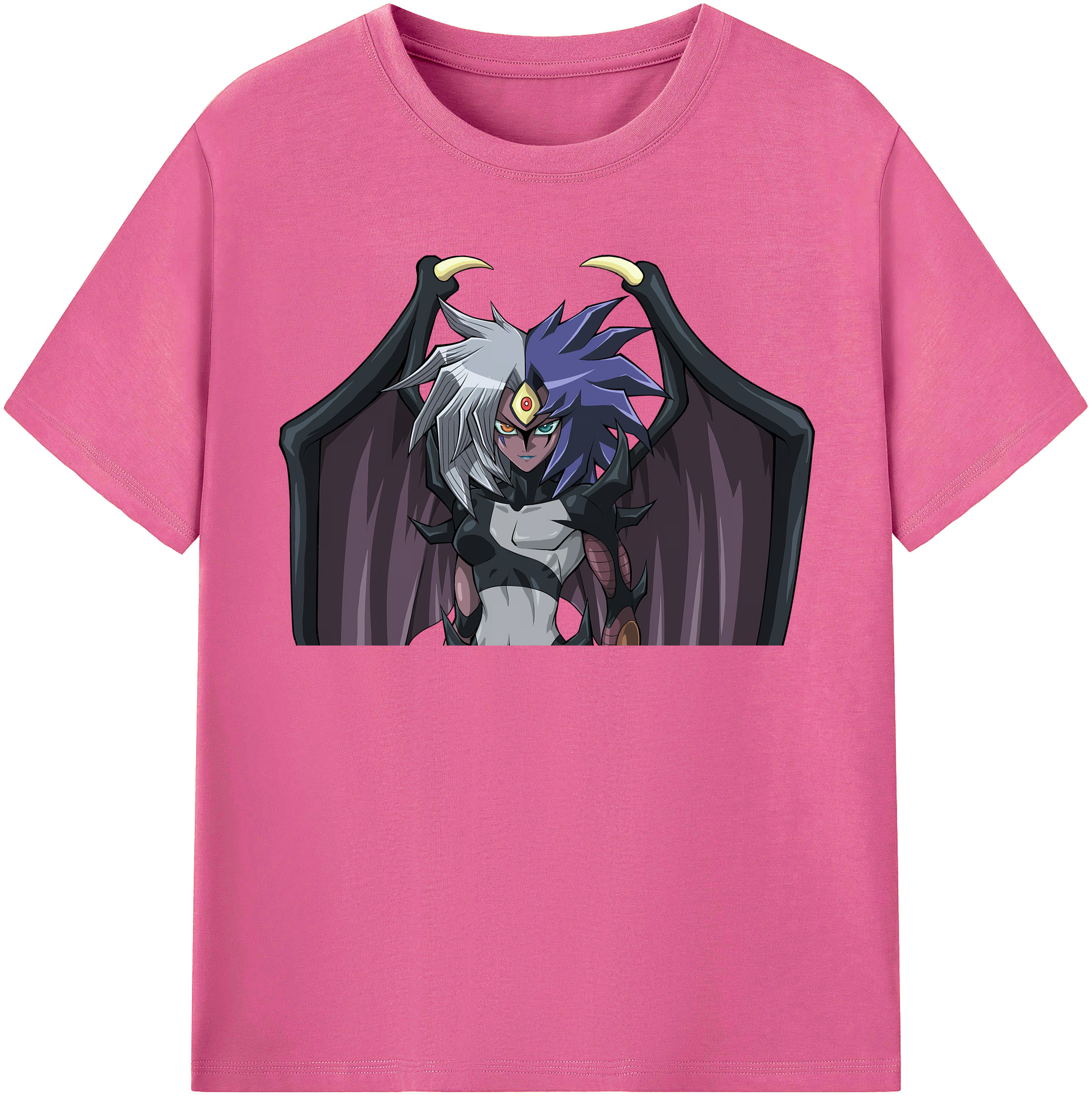 （画像用） 遊☆戯☆王 Yu-Gi-Oh! レディースカジュアルプリントTシャツ（綿100％）