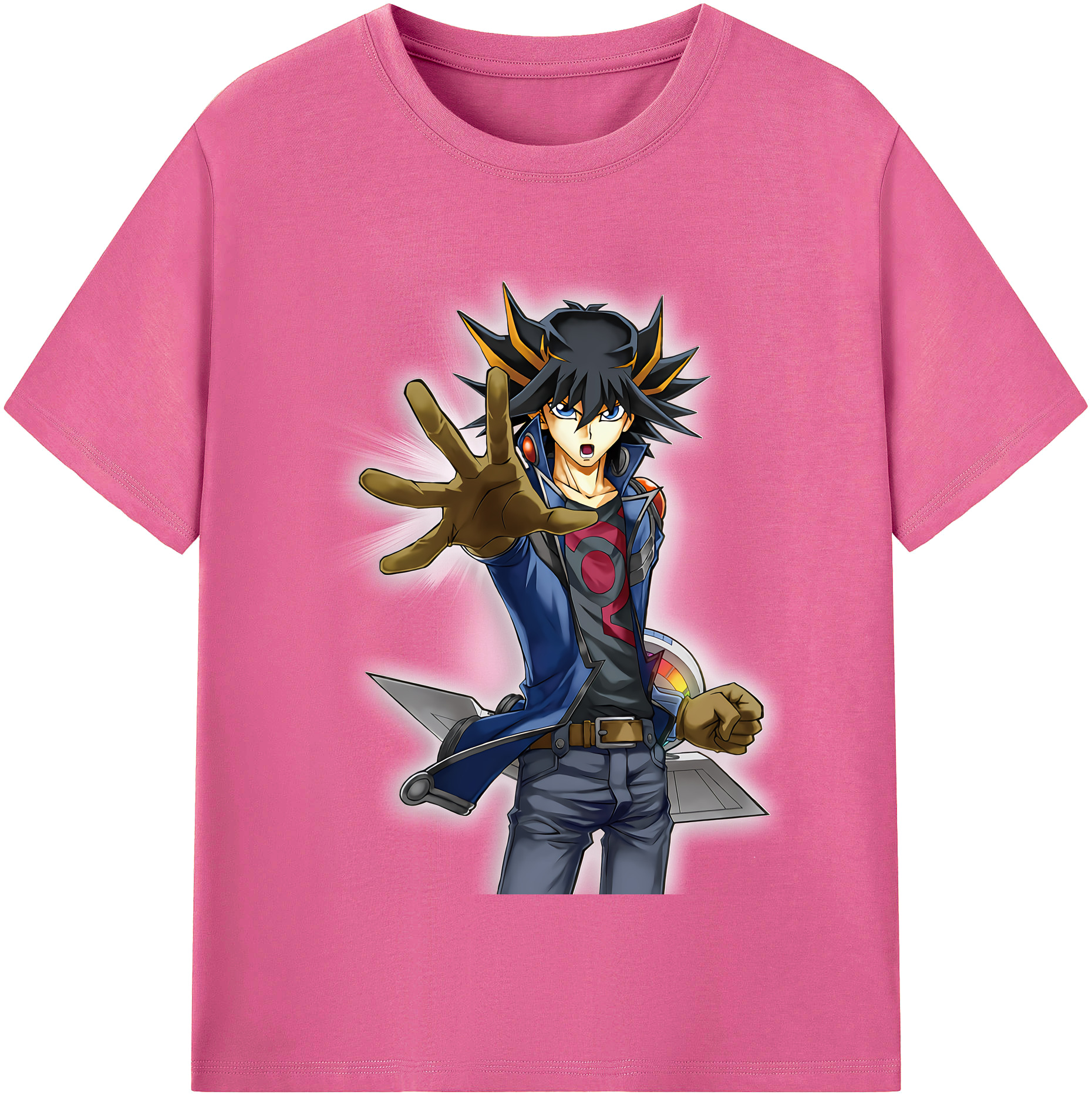 （画像用） 遊☆戯☆王 Yu-Gi-Oh! レディースカジュアルプリントTシャツ（綿100％）