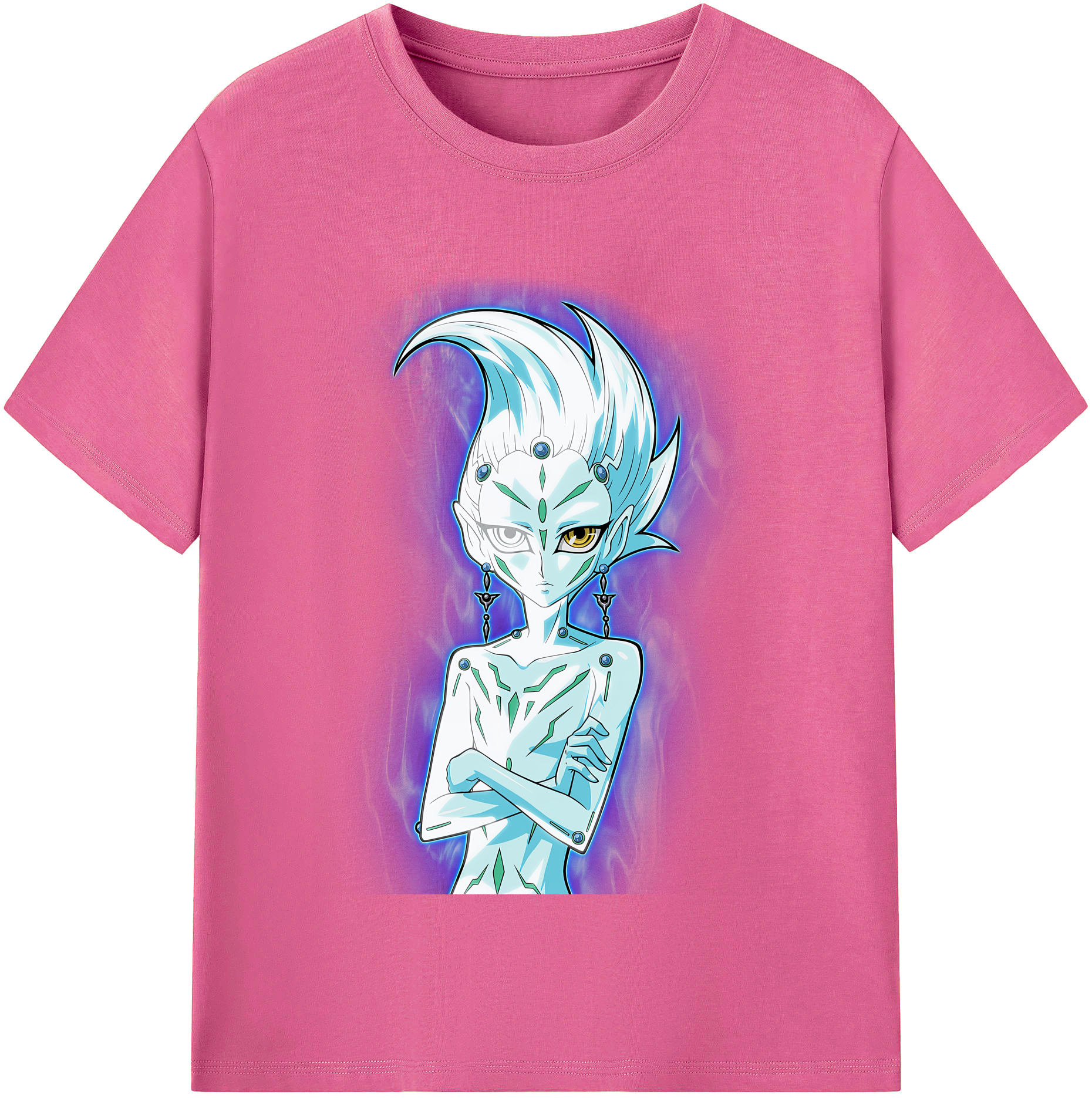 （画像用） 遊☆戯☆王 Yu-Gi-Oh! レディースカジュアルプリントTシャツ（綿100％）