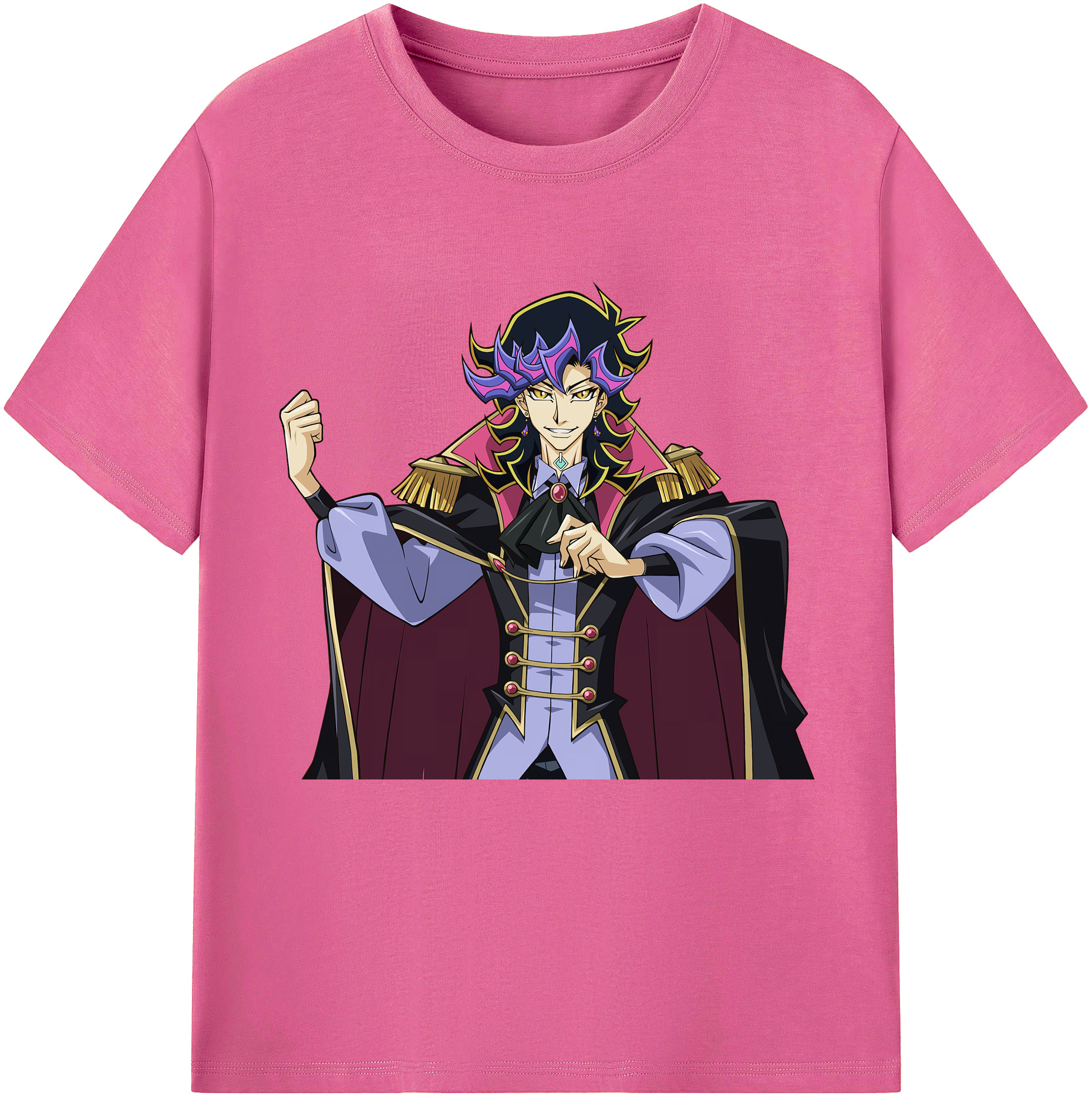 （画像用） 遊☆戯☆王 Yu-Gi-Oh! レディースカジュアルプリントTシャツ（綿100％）