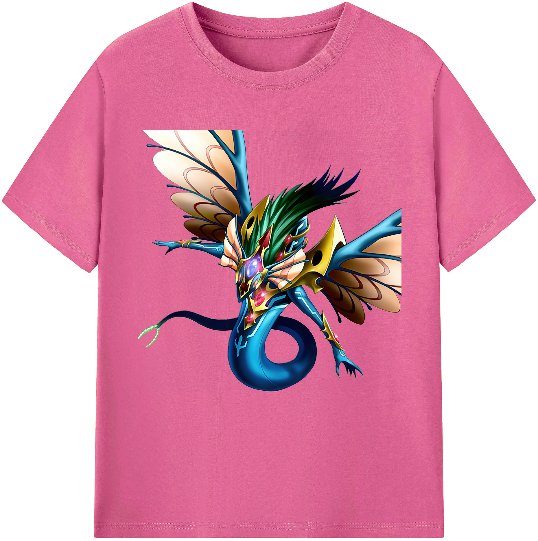 （画像用） 遊☆戯☆王 Yu-Gi-Oh! レディースカジュアルプリントTシャツ（綿100％）