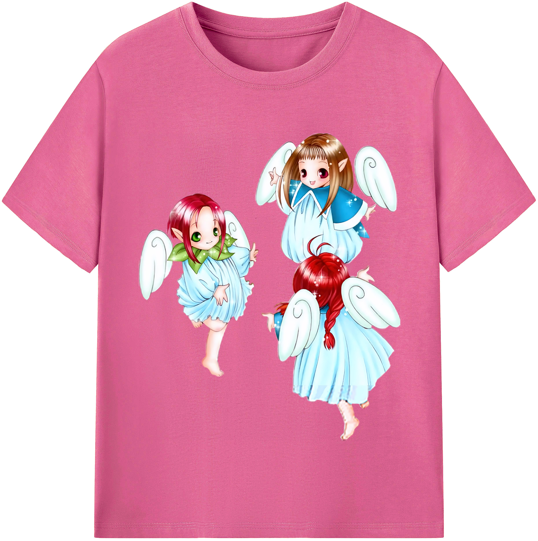 （画像用） 遊☆戯☆王 Yu-Gi-Oh! レディースカジュアルプリントTシャツ（綿100％）