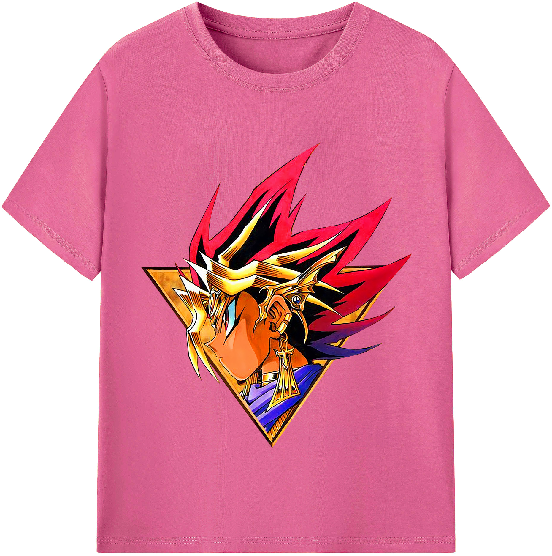 （画像用） 遊☆戯☆王 Yu-Gi-Oh! レディースカジュアルプリントTシャツ（綿100％）