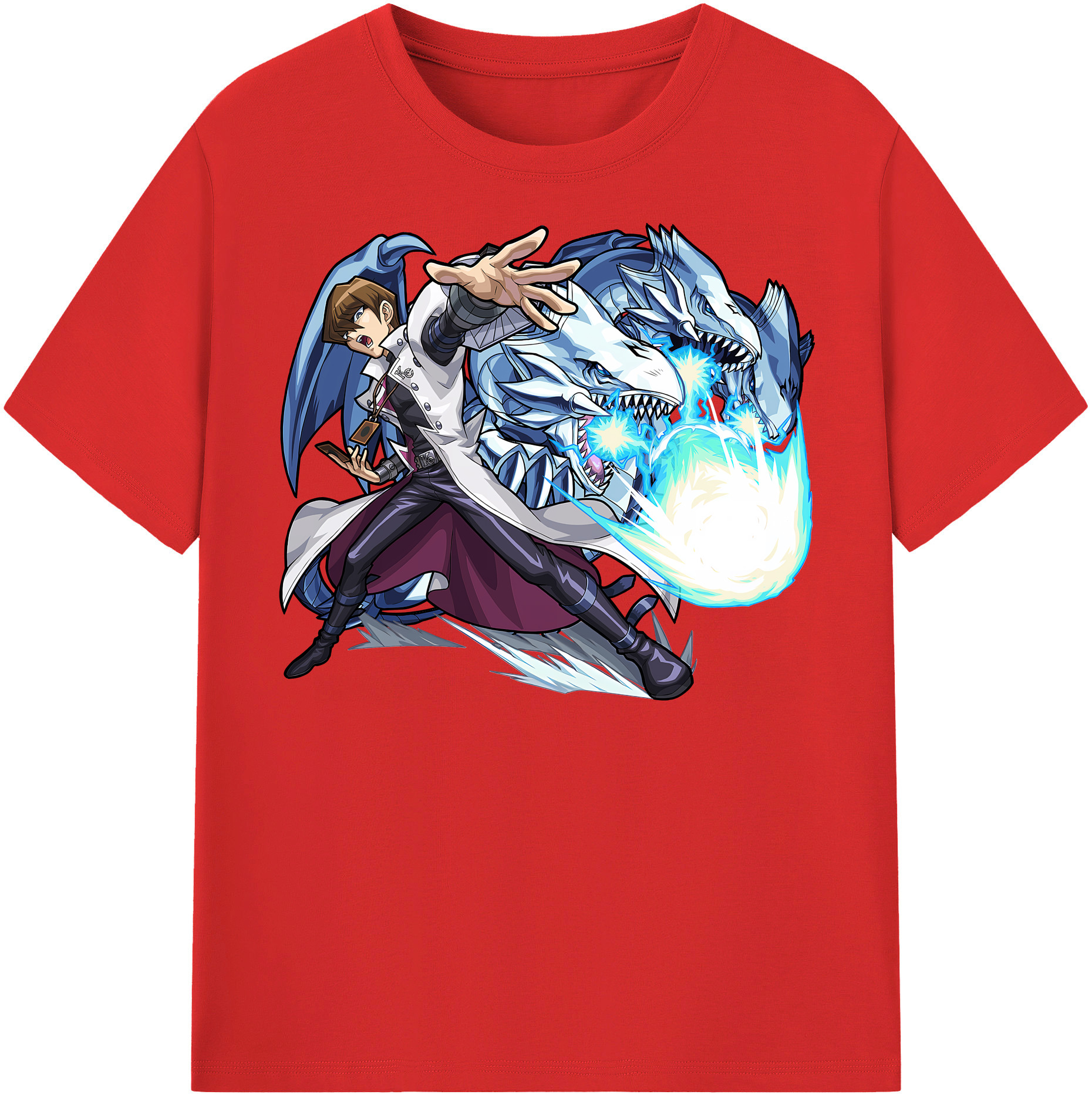 （画像用） 遊☆戯☆王 Yu-Gi-Oh! レディースカジュアルプリントTシャツ（綿100％）