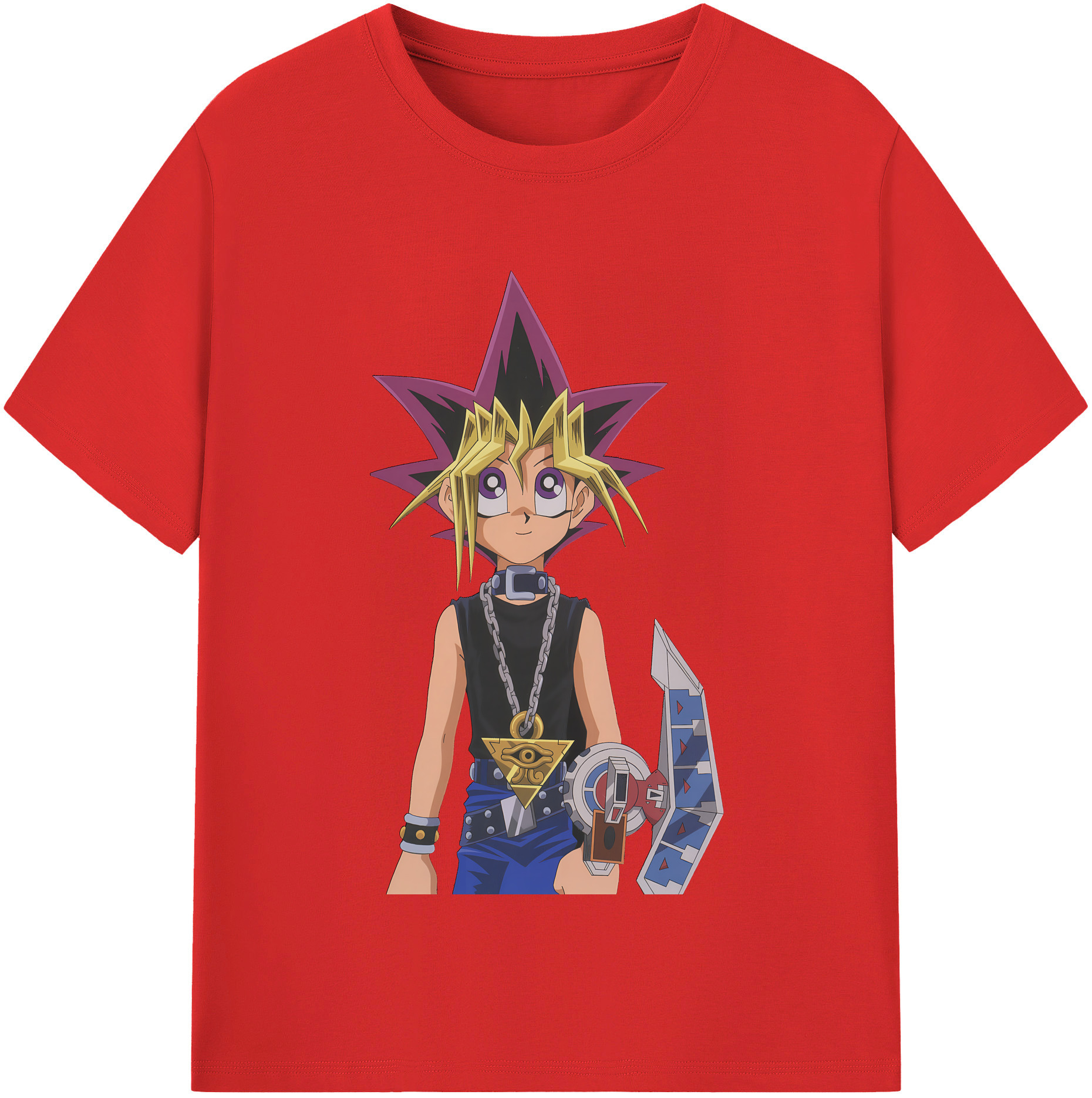 （画像用） 遊☆戯☆王 Yu-Gi-Oh! レディースカジュアルプリントTシャツ（綿100％）