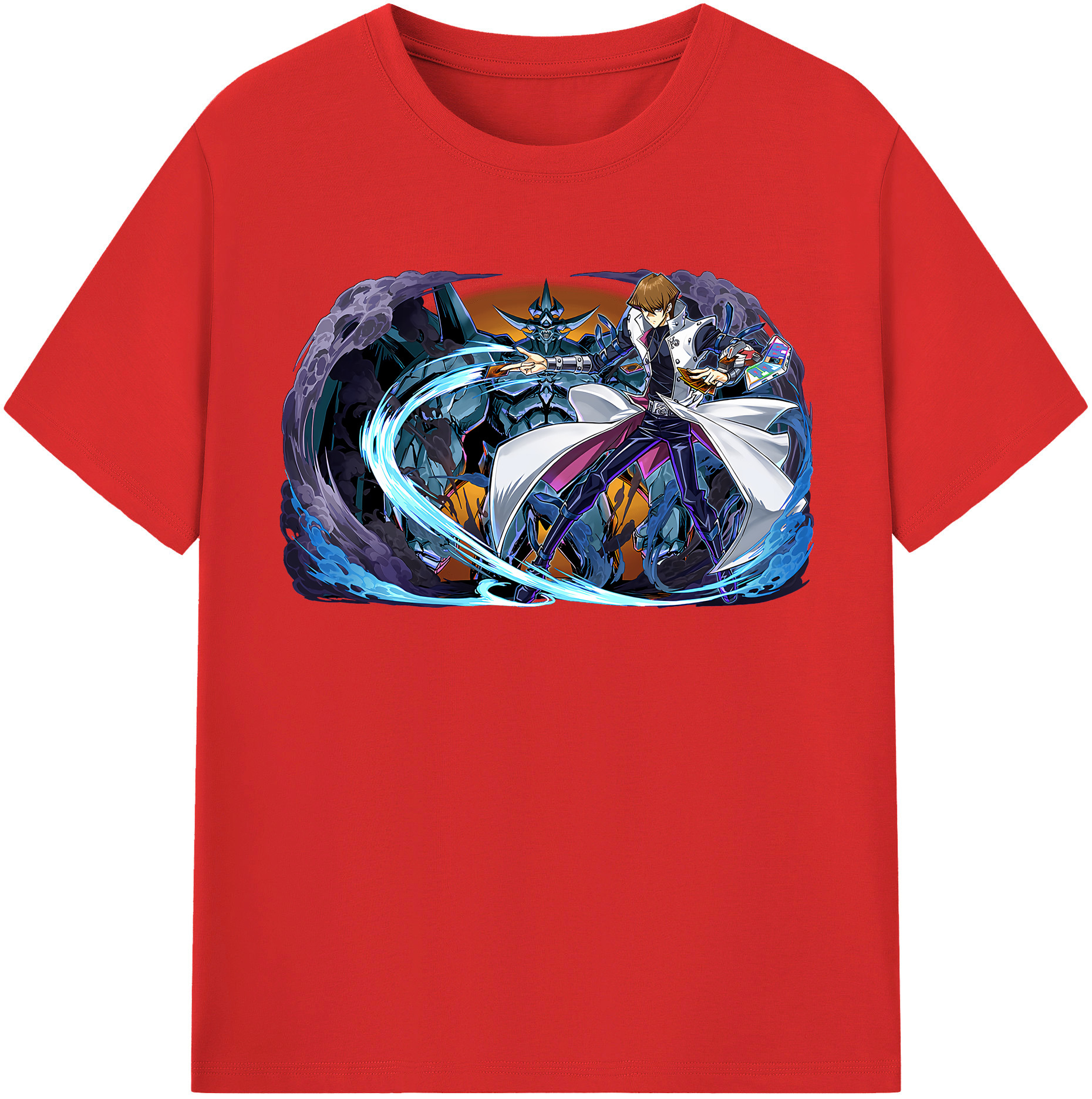 （画像用） 遊☆戯☆王 Yu-Gi-Oh! レディースカジュアルプリントTシャツ（綿100％）