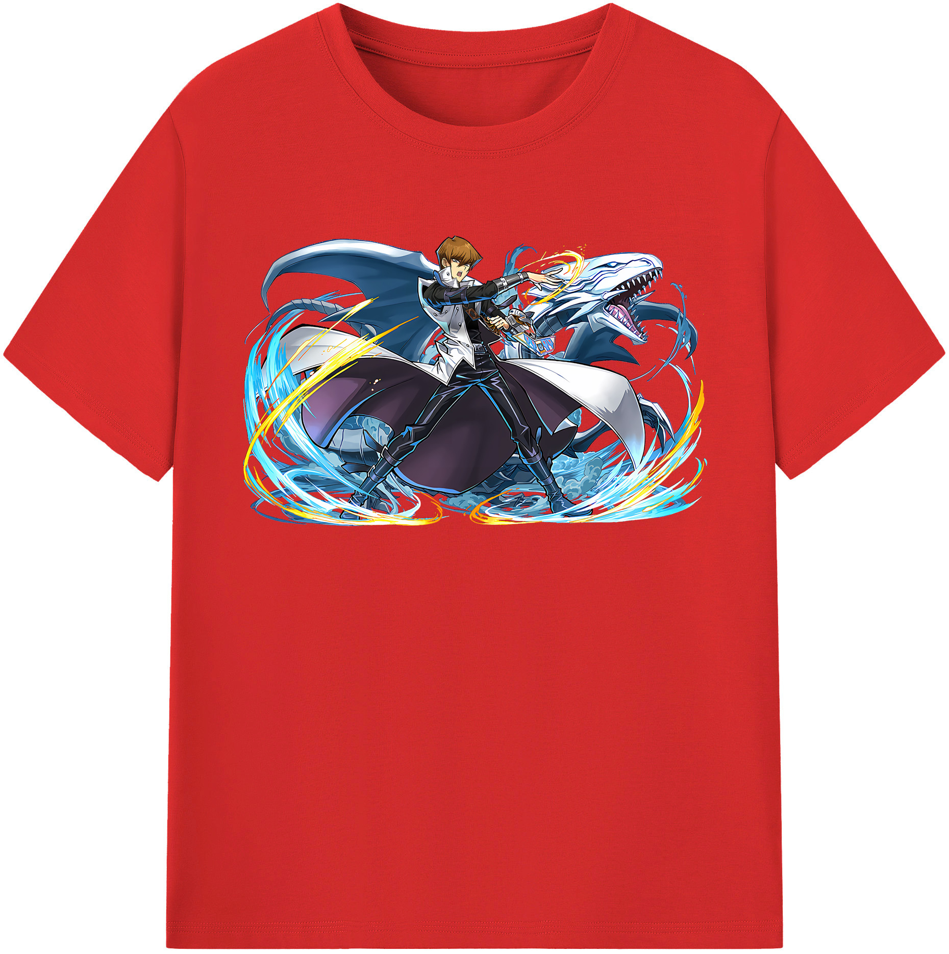（画像用） 遊☆戯☆王 Yu-Gi-Oh! レディースカジュアルプリントTシャツ（綿100％）