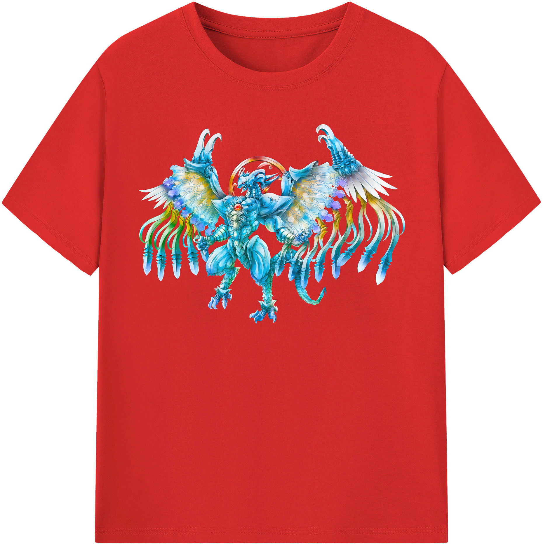 （画像用） 遊☆戯☆王 Yu-Gi-Oh! レディースカジュアルプリントTシャツ（綿100％）