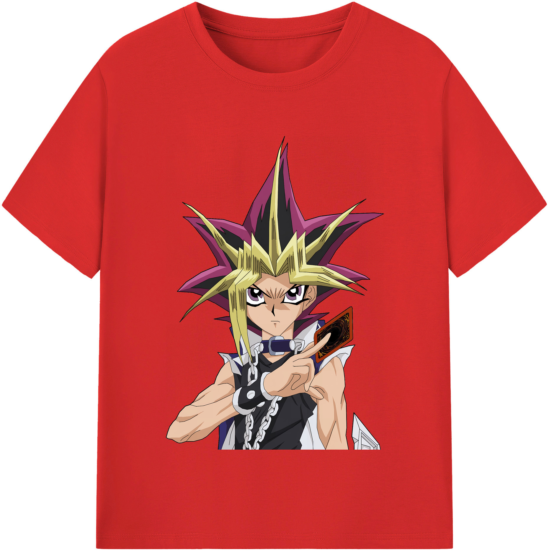 （画像用） 遊☆戯☆王 Yu-Gi-Oh! レディースカジュアルプリントTシャツ（綿100％）