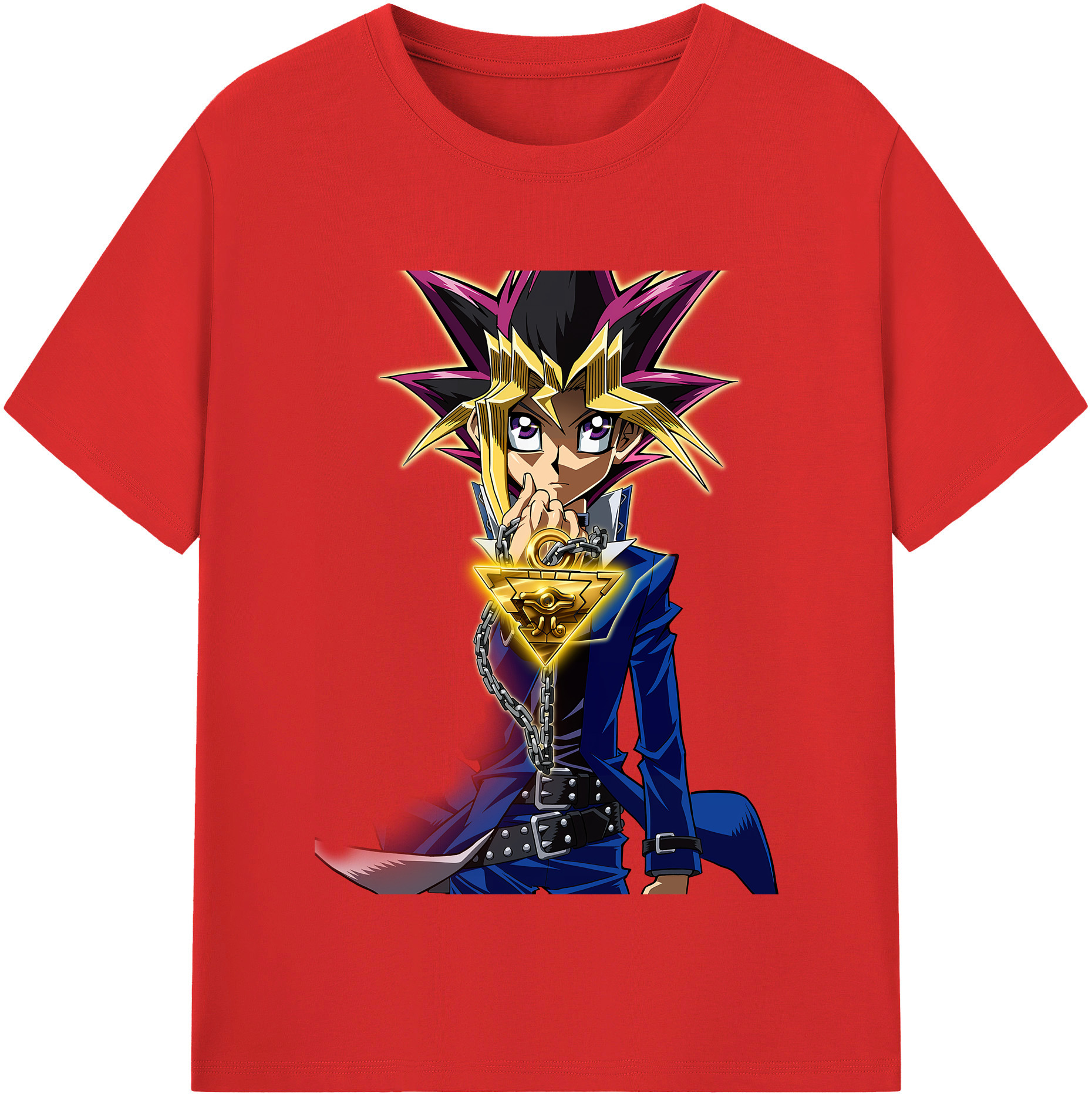 （画像用） 遊☆戯☆王 Yu-Gi-Oh! レディースカジュアルプリントTシャツ（綿100％）
