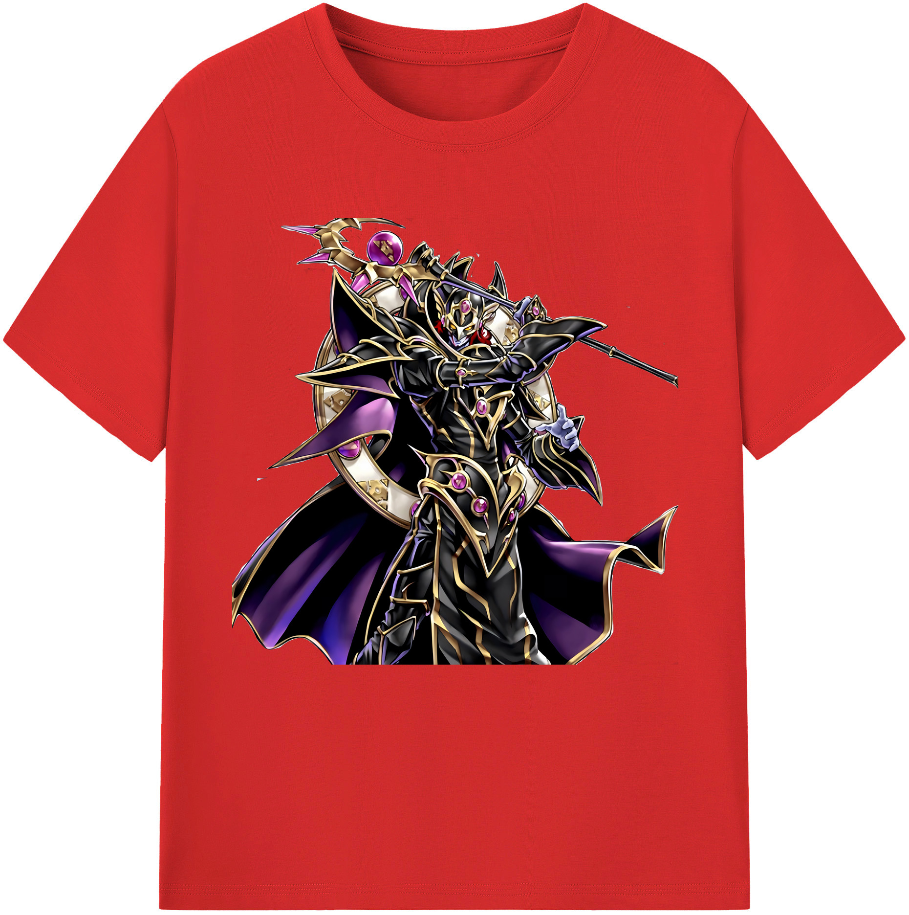 （画像用） 遊☆戯☆王 Yu-Gi-Oh! レディースカジュアルプリントTシャツ（綿100％）