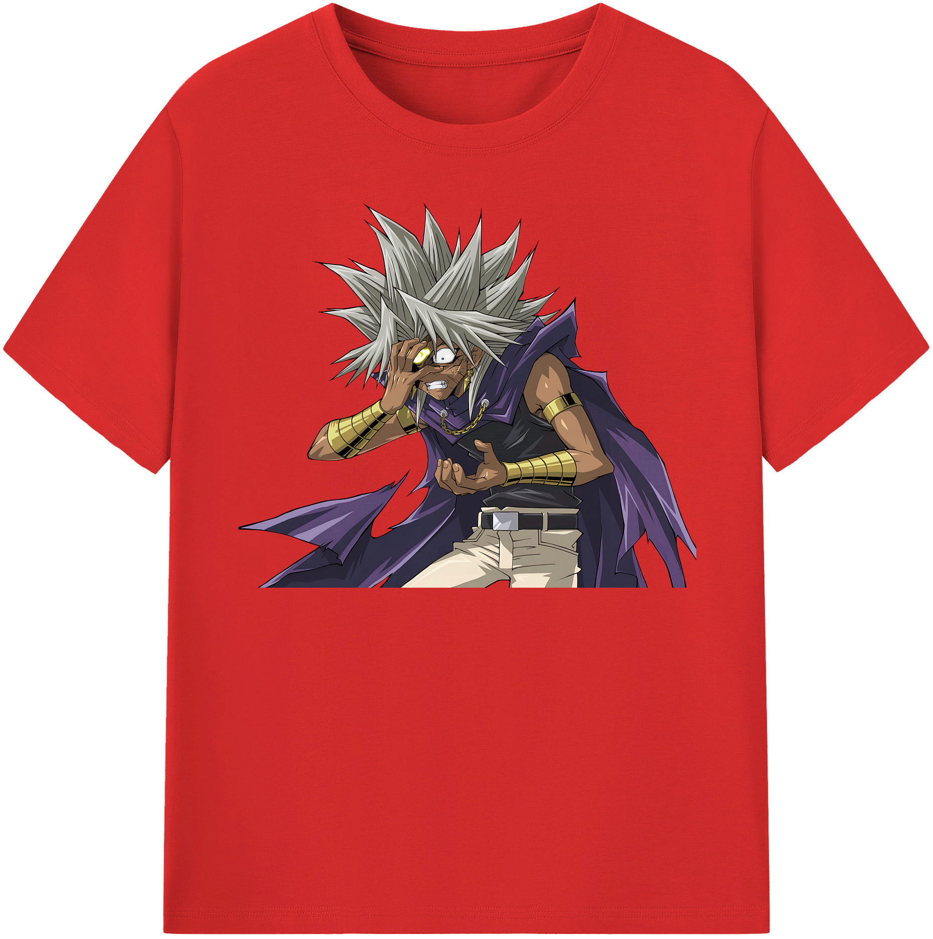 （画像用） 遊☆戯☆王 Yu-Gi-Oh! レディースカジュアルプリントTシャツ（綿100％）