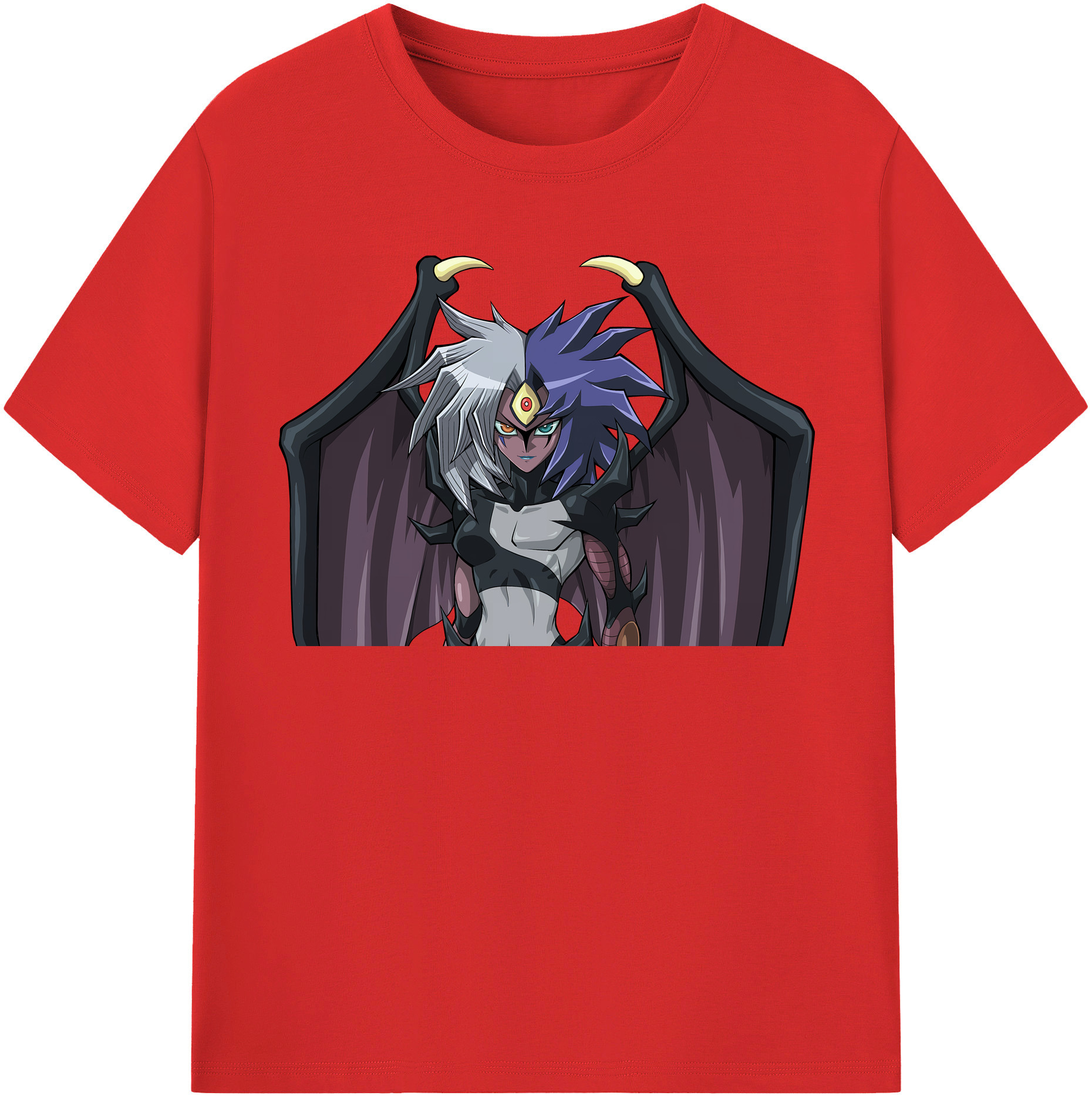 （画像用） 遊☆戯☆王 Yu-Gi-Oh! レディースカジュアルプリントTシャツ（綿100％）