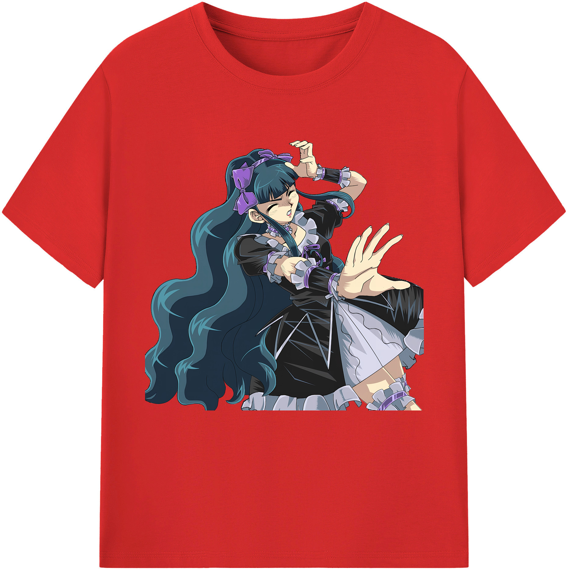 （画像用） 遊☆戯☆王 Yu-Gi-Oh! レディースカジュアルプリントTシャツ（綿100％）
