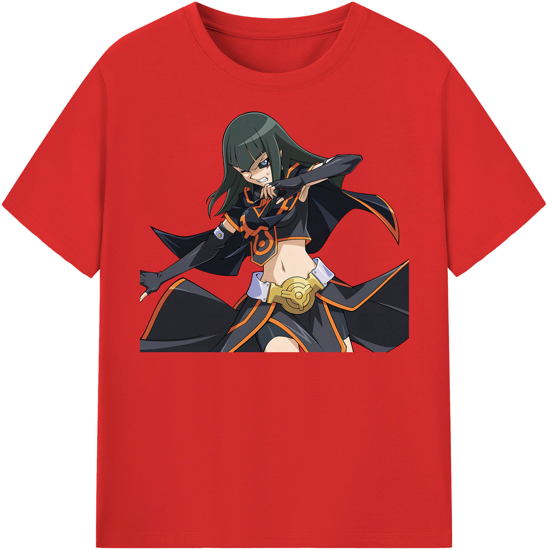 （画像用） 遊☆戯☆王 Yu-Gi-Oh! レディースカジュアルプリントTシャツ（綿100％）