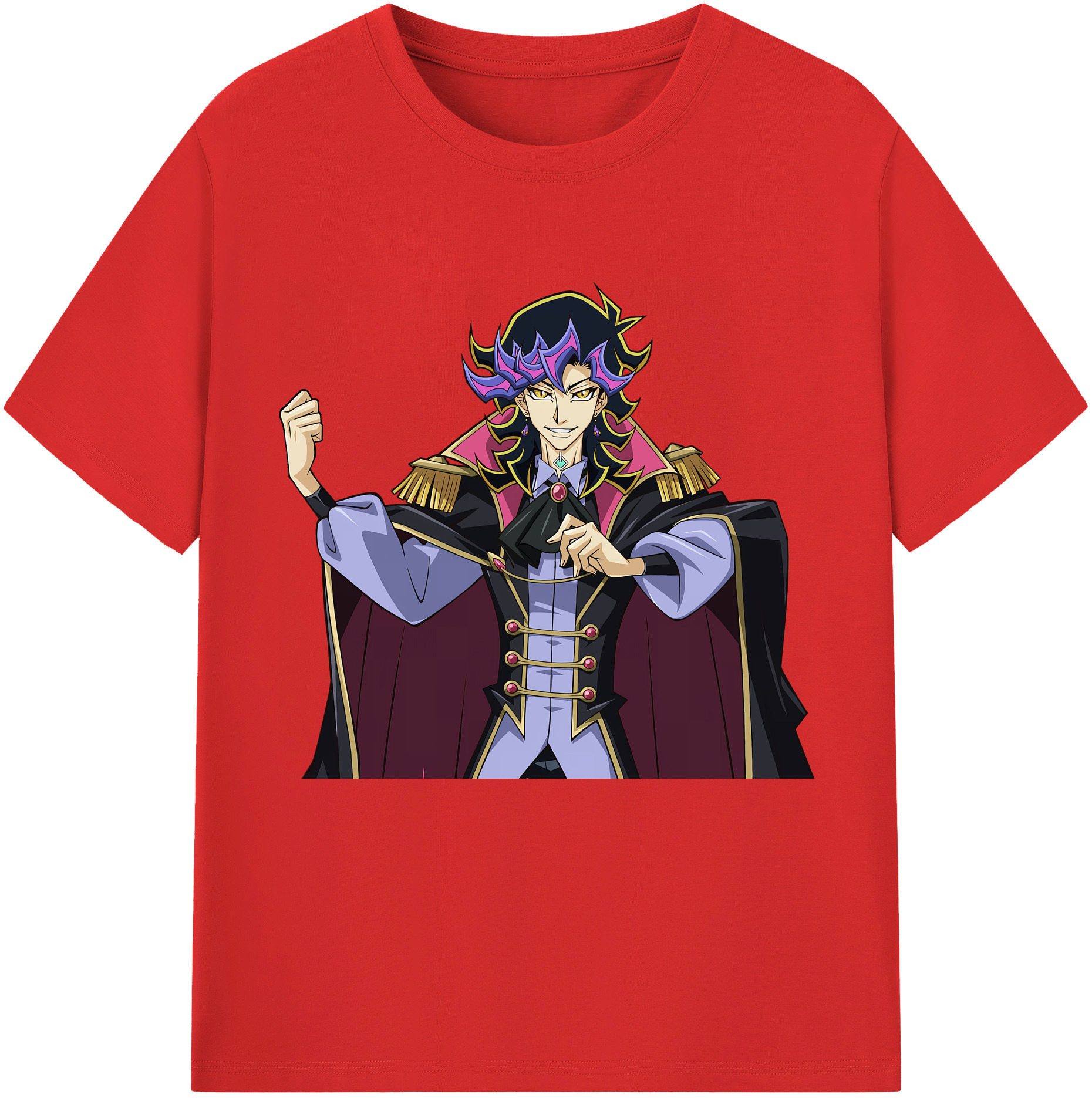 （画像用） 遊☆戯☆王 Yu-Gi-Oh! レディースカジュアルプリントTシャツ（綿100％）