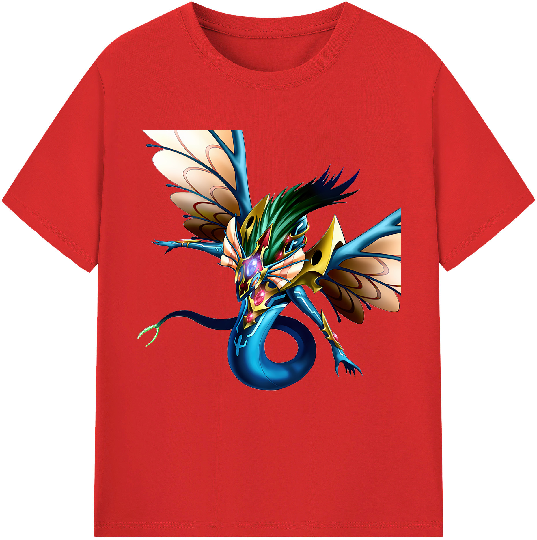 （画像用） 遊☆戯☆王 Yu-Gi-Oh! レディースカジュアルプリントTシャツ（綿100％）