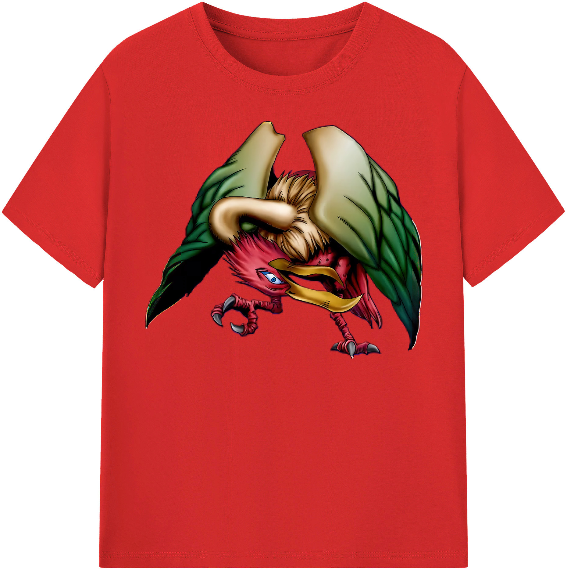 （画像用） 遊☆戯☆王 Yu-Gi-Oh! レディースカジュアルプリントTシャツ（綿100％）