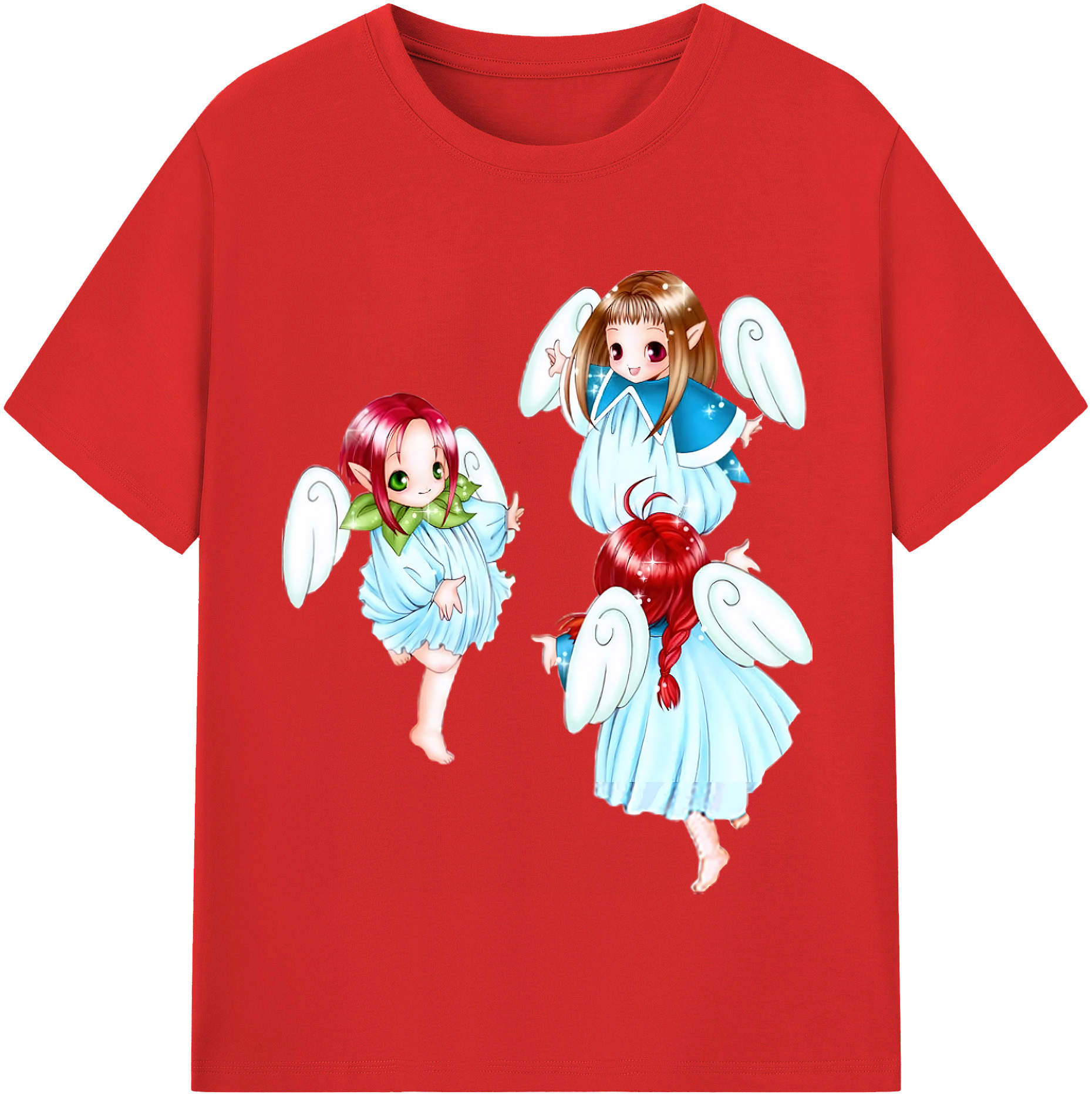 （画像用） 遊☆戯☆王 Yu-Gi-Oh! レディースカジュアルプリントTシャツ（綿100％）