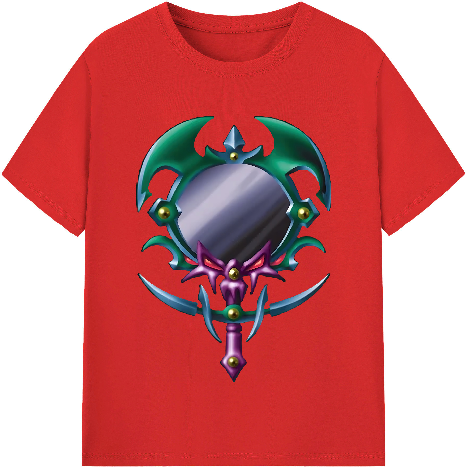 （画像用） 遊☆戯☆王 Yu-Gi-Oh! レディースカジュアルプリントTシャツ（綿100％）