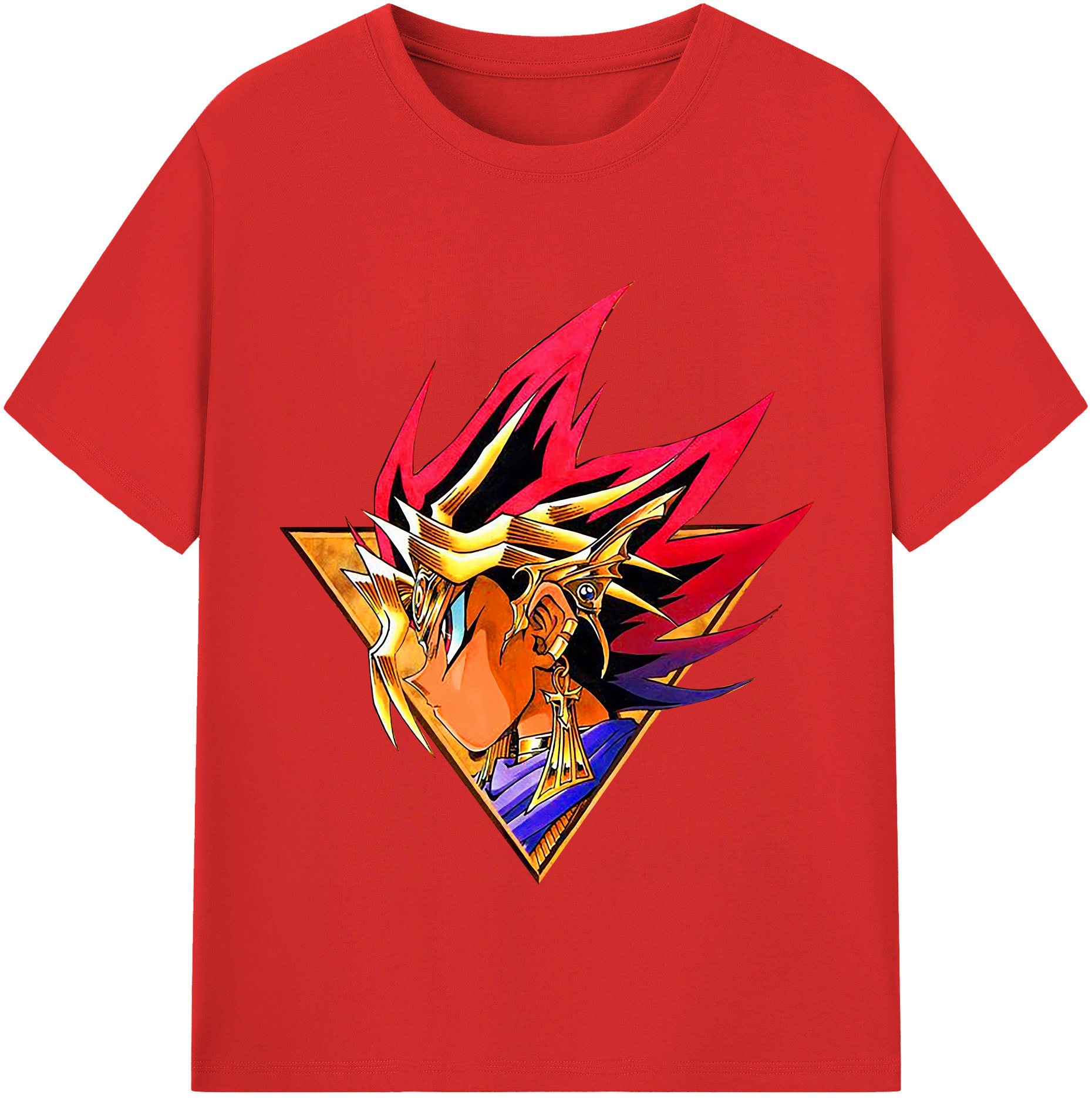 （画像用） 遊☆戯☆王 Yu-Gi-Oh! レディースカジュアルプリントTシャツ（綿100％）