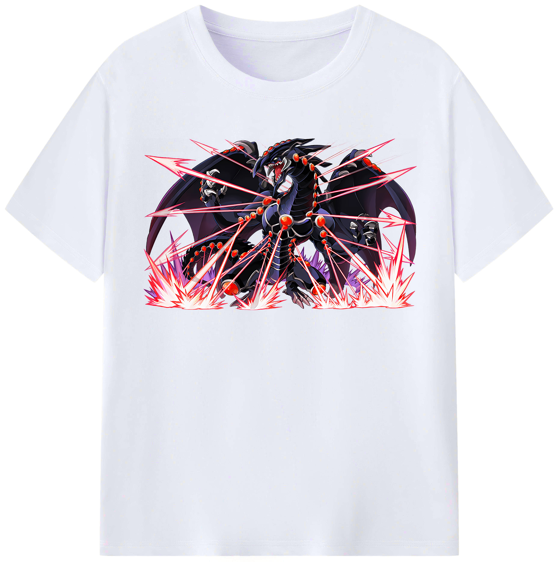 （画像用） 遊☆戯☆王 Yu-Gi-Oh! レディースカジュアルプリントTシャツ（綿100％）