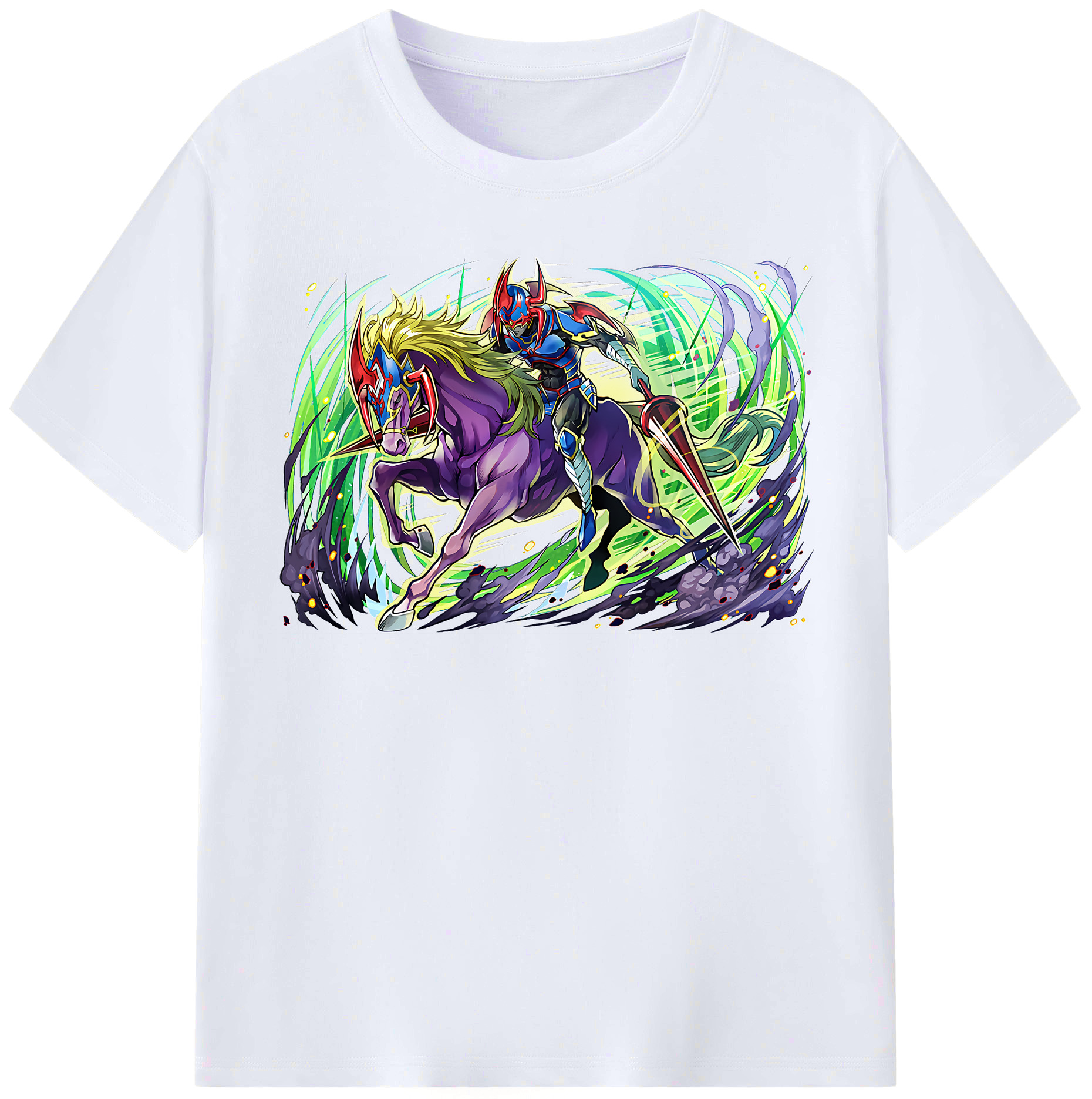 （画像用） 遊☆戯☆王 Yu-Gi-Oh! レディースカジュアルプリントTシャツ（綿100％）