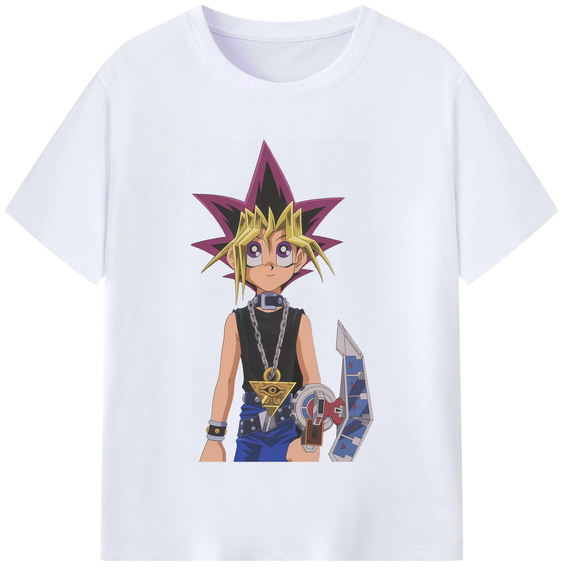 （画像用） 遊☆戯☆王 Yu-Gi-Oh! レディースカジュアルプリントTシャツ（綿100％）