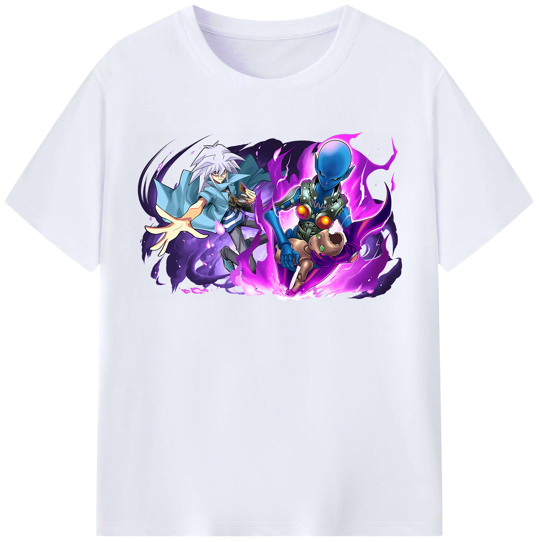 （画像用） 遊☆戯☆王 Yu-Gi-Oh! レディースカジュアルプリントTシャツ（綿100％）