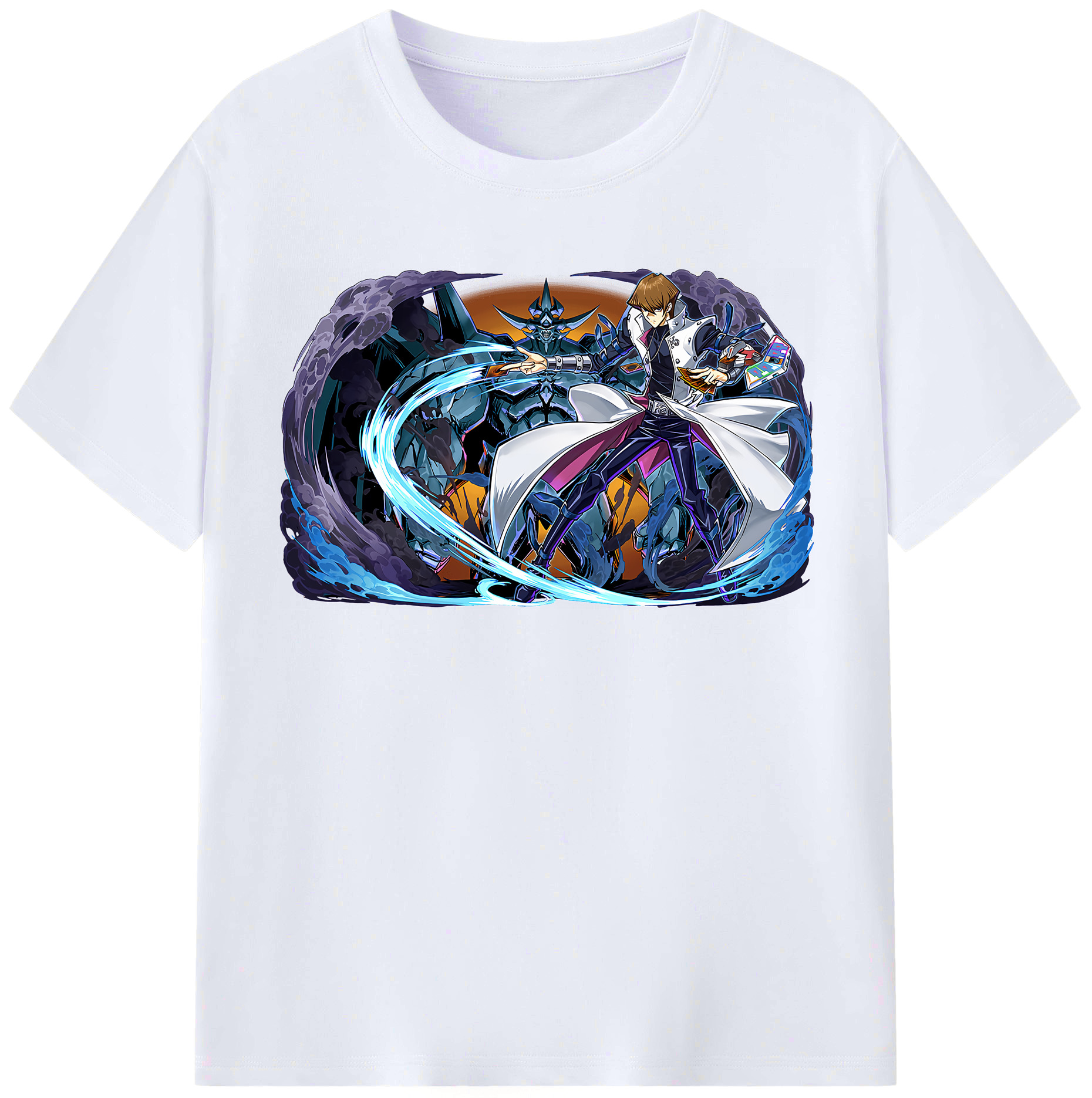 （画像用） 遊☆戯☆王 Yu-Gi-Oh! レディースカジュアルプリントTシャツ（綿100％）
