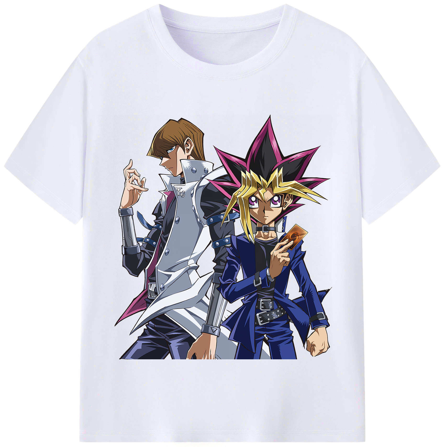 （画像用） 遊☆戯☆王 Yu-Gi-Oh! レディースカジュアルプリントTシャツ（綿100％）
