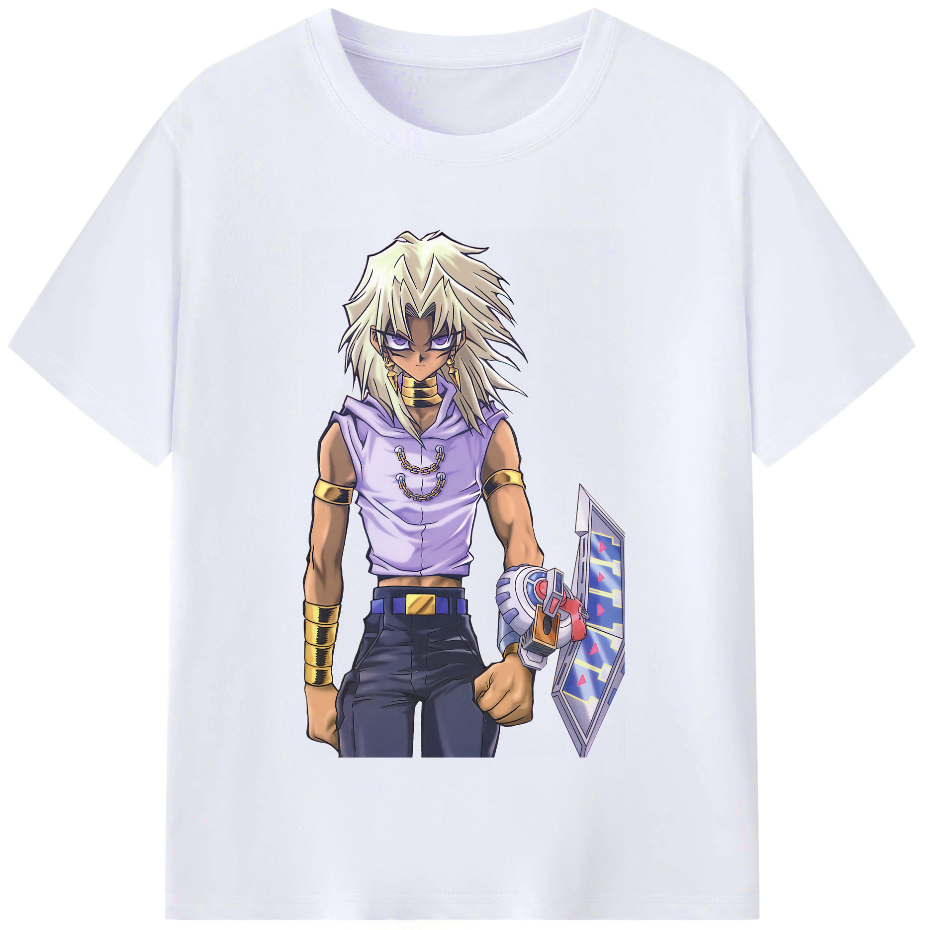 （画像用） 遊☆戯☆王 Yu-Gi-Oh! レディースカジュアルプリントTシャツ（綿100％）
