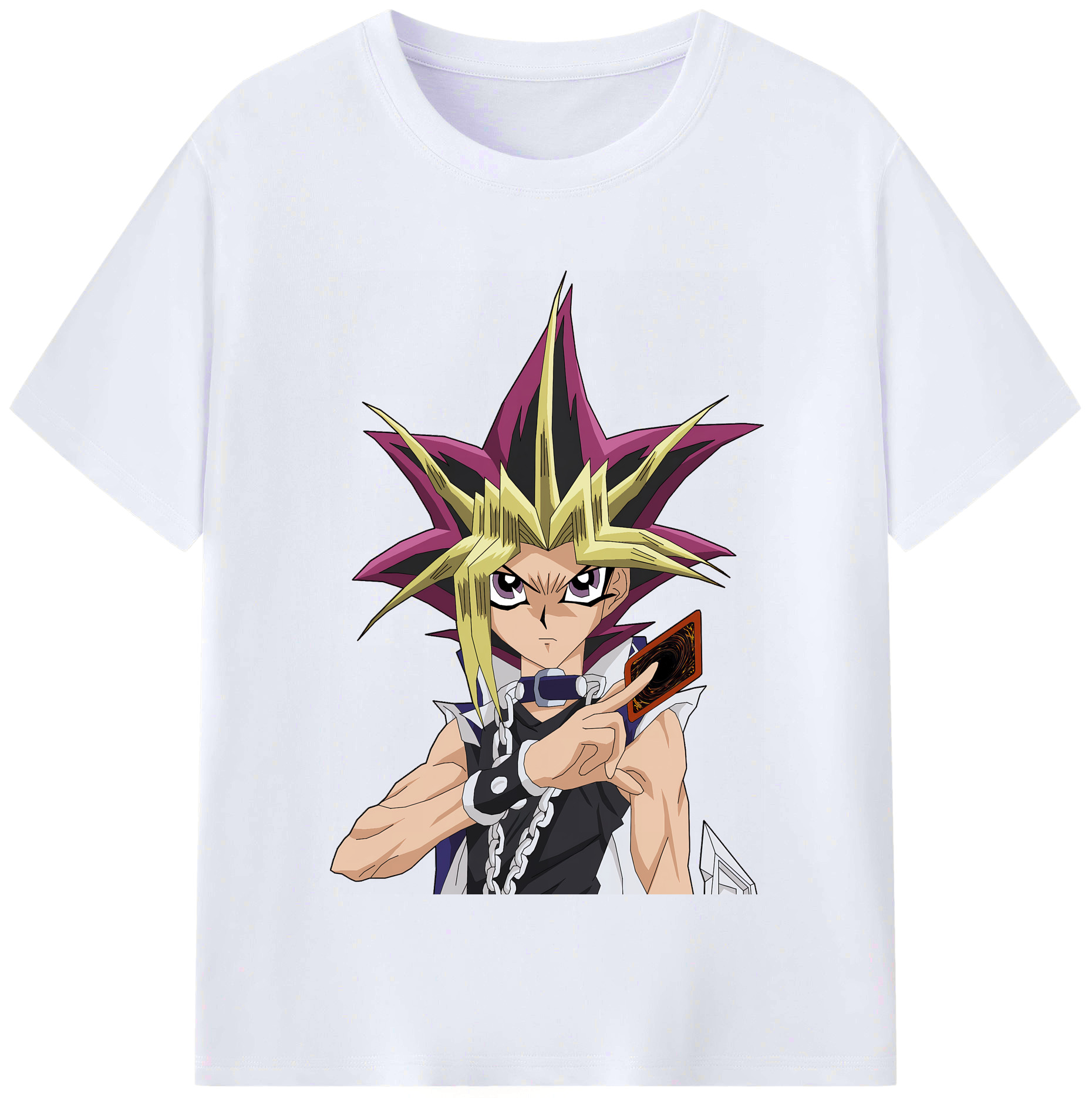 （画像用） 遊☆戯☆王 Yu-Gi-Oh! レディースカジュアルプリントTシャツ（綿100％）